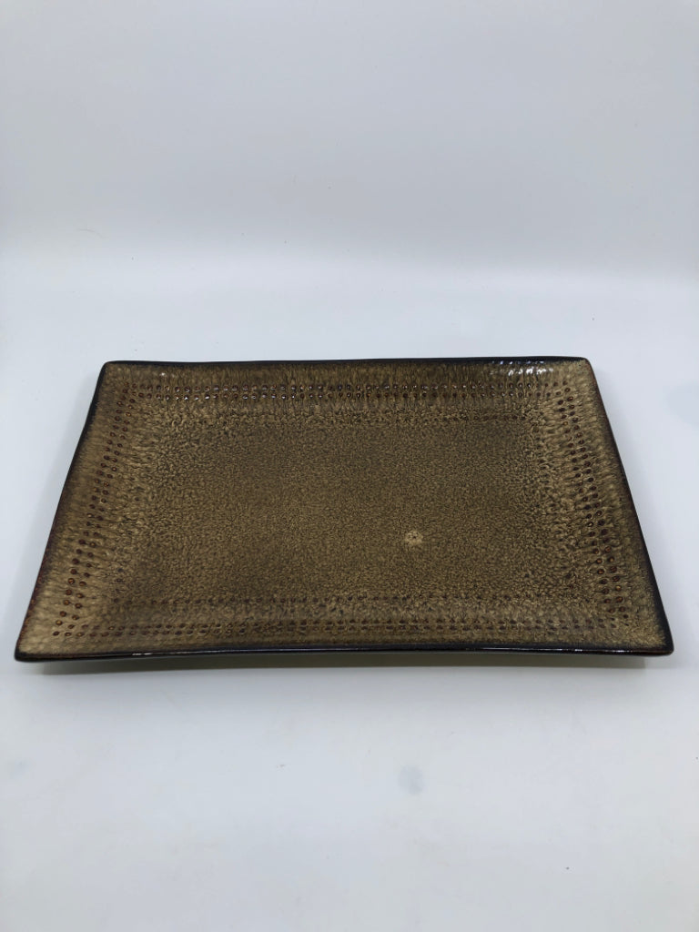 BROWN PFALTZGRAFF CAMBRIA SERVING PLATTER.