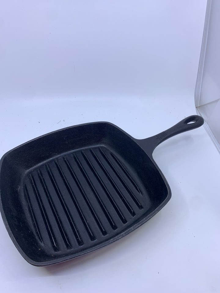 EMERIL CAST IRON GRILL SKILLET.