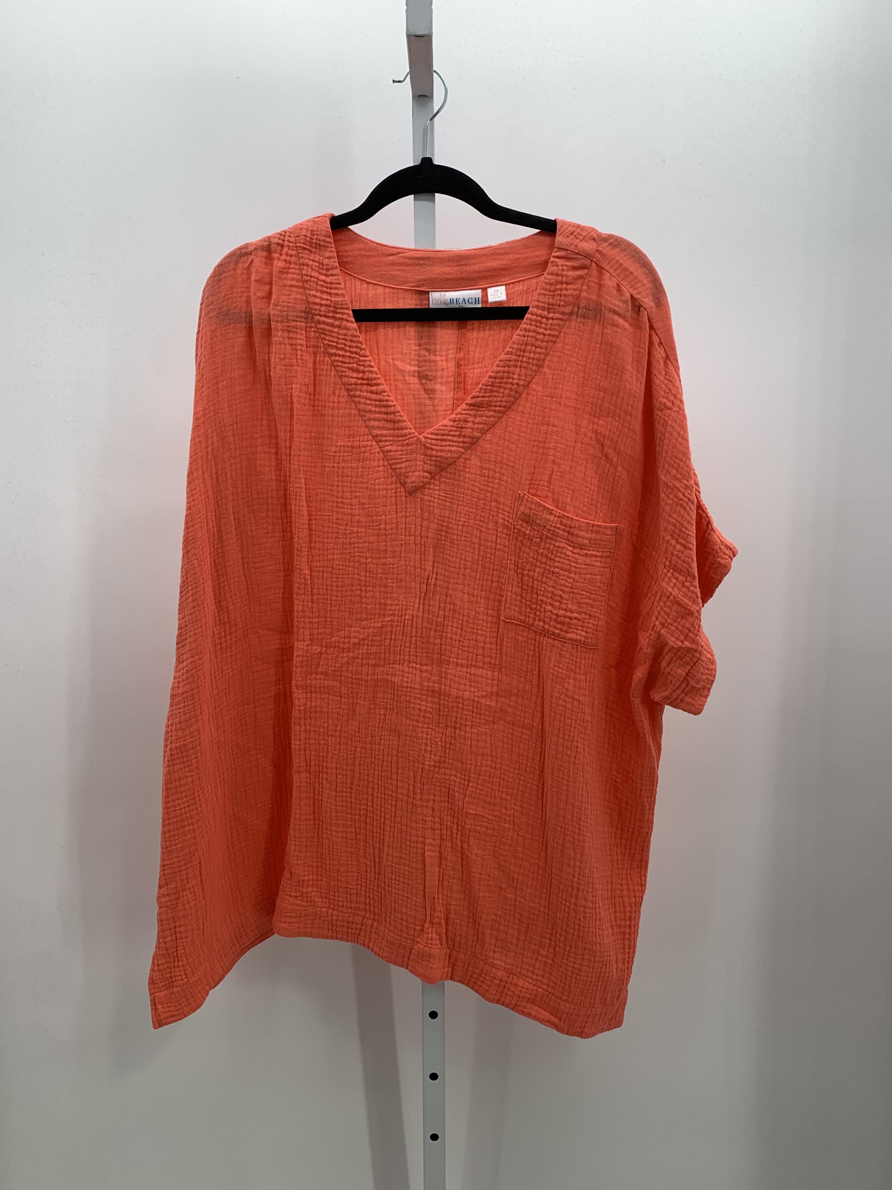 Size 2X Womens Short Sleeve Shirt