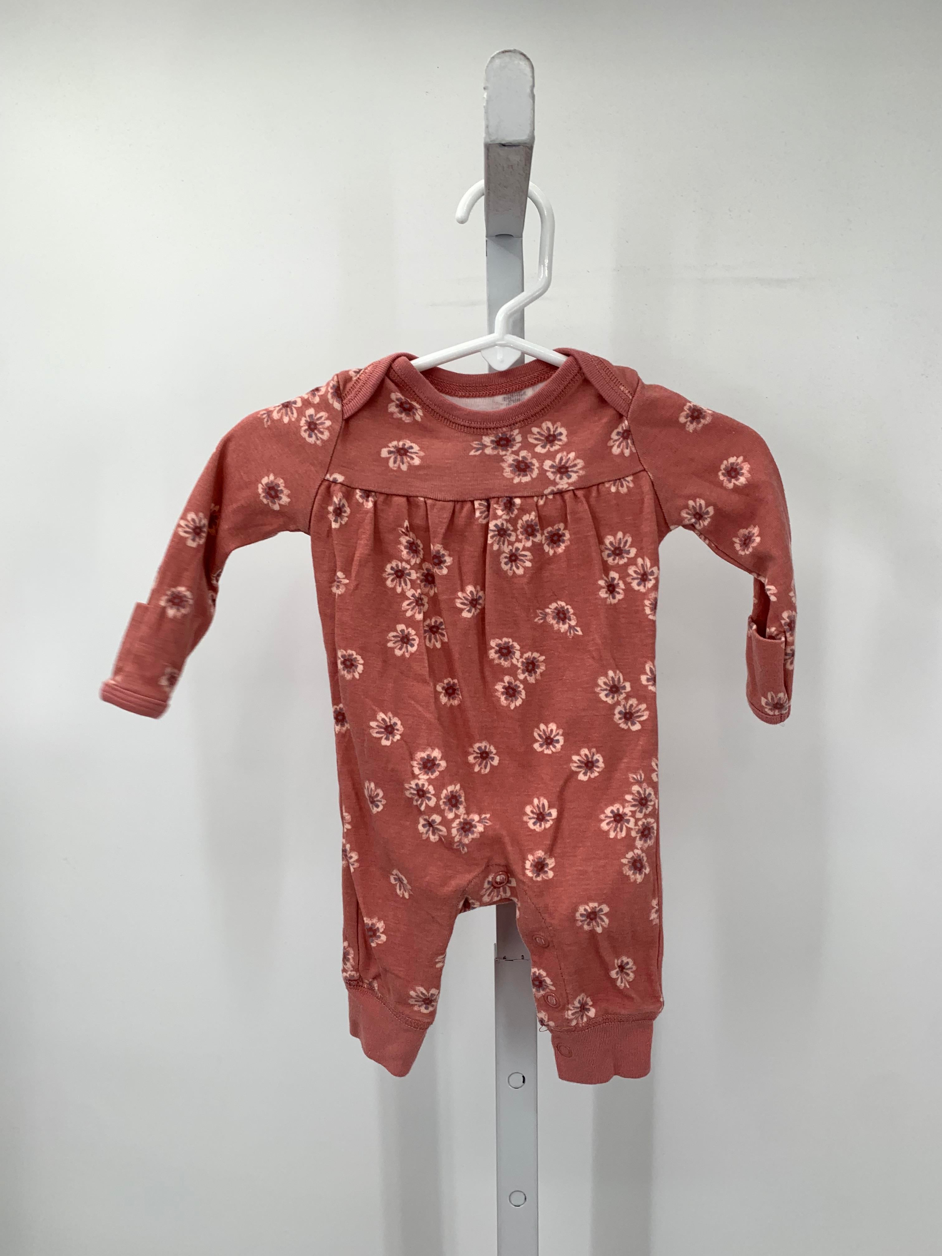Carters Size Newborn Girls Long Slv. Romper