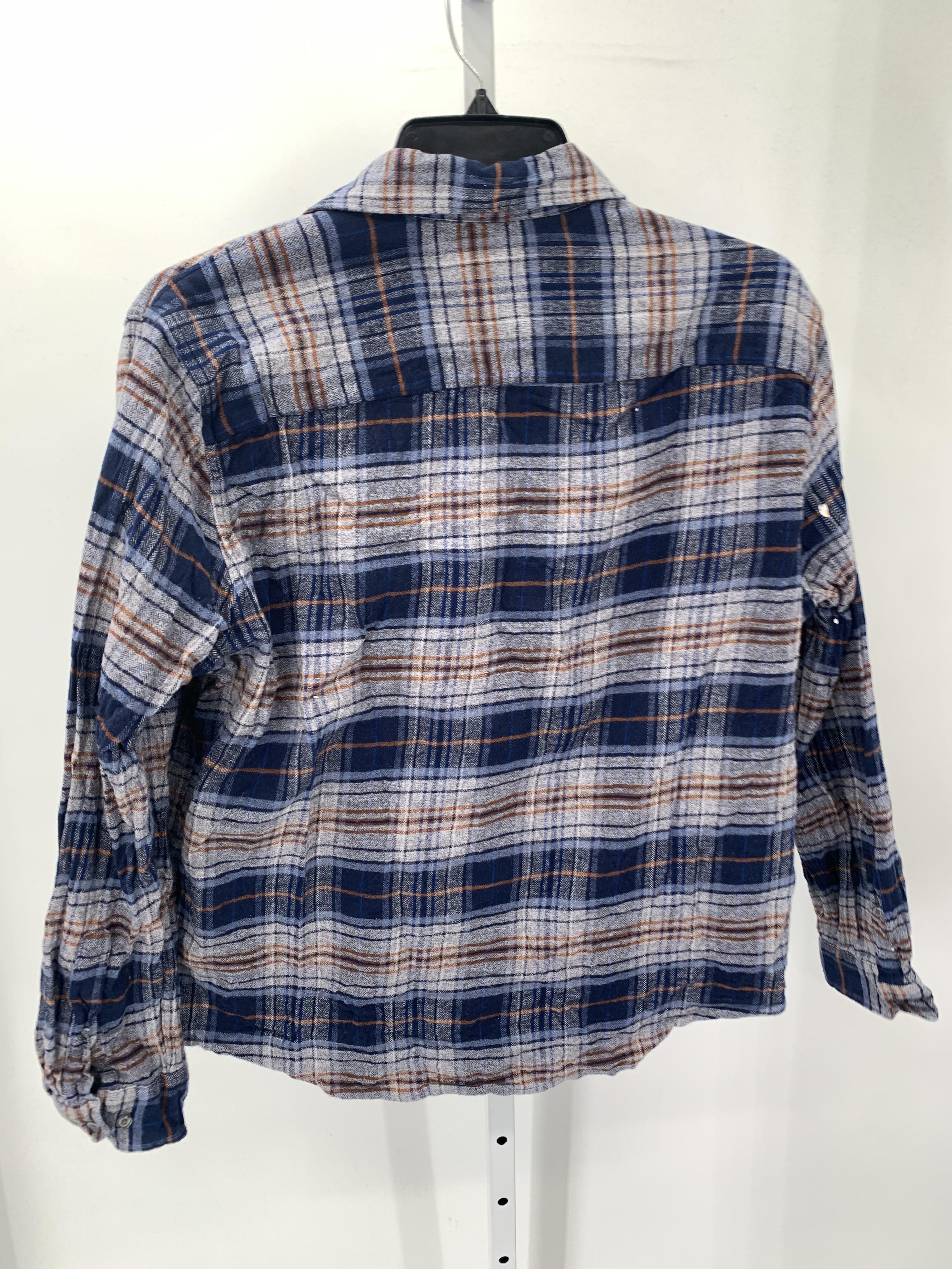 PLAID STANDARD FIT BTN DOWN