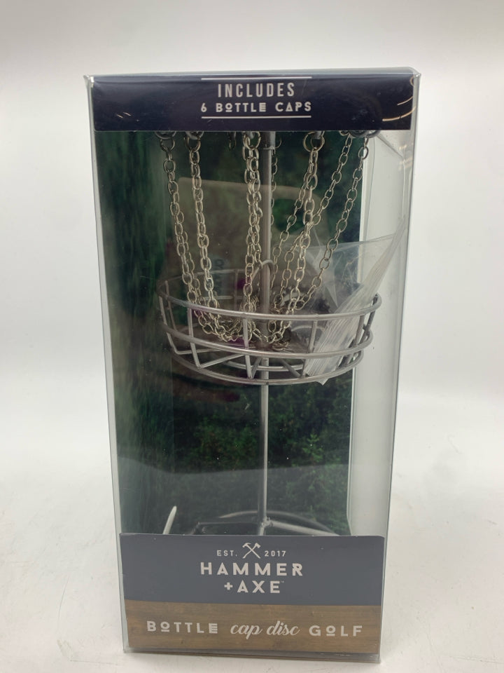 NIB HAMMER&AXE BOTTLE CAP DISC GOLF.