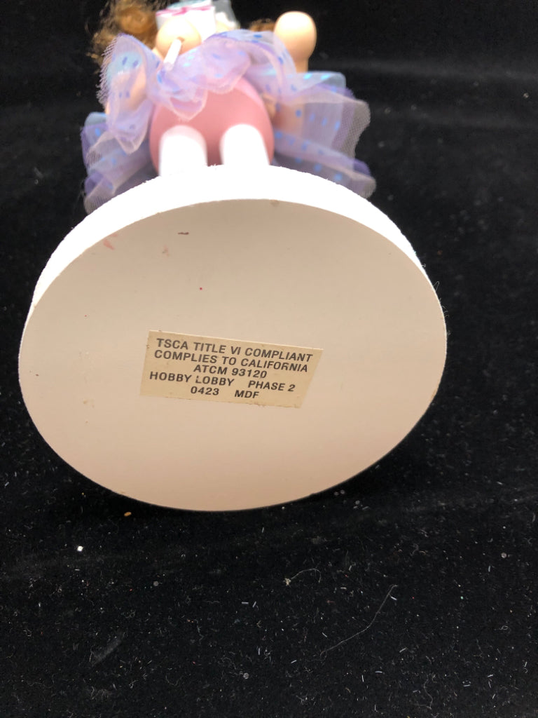 SUGAR PLUM FAIRY NUTCRACKER FIGURINE.