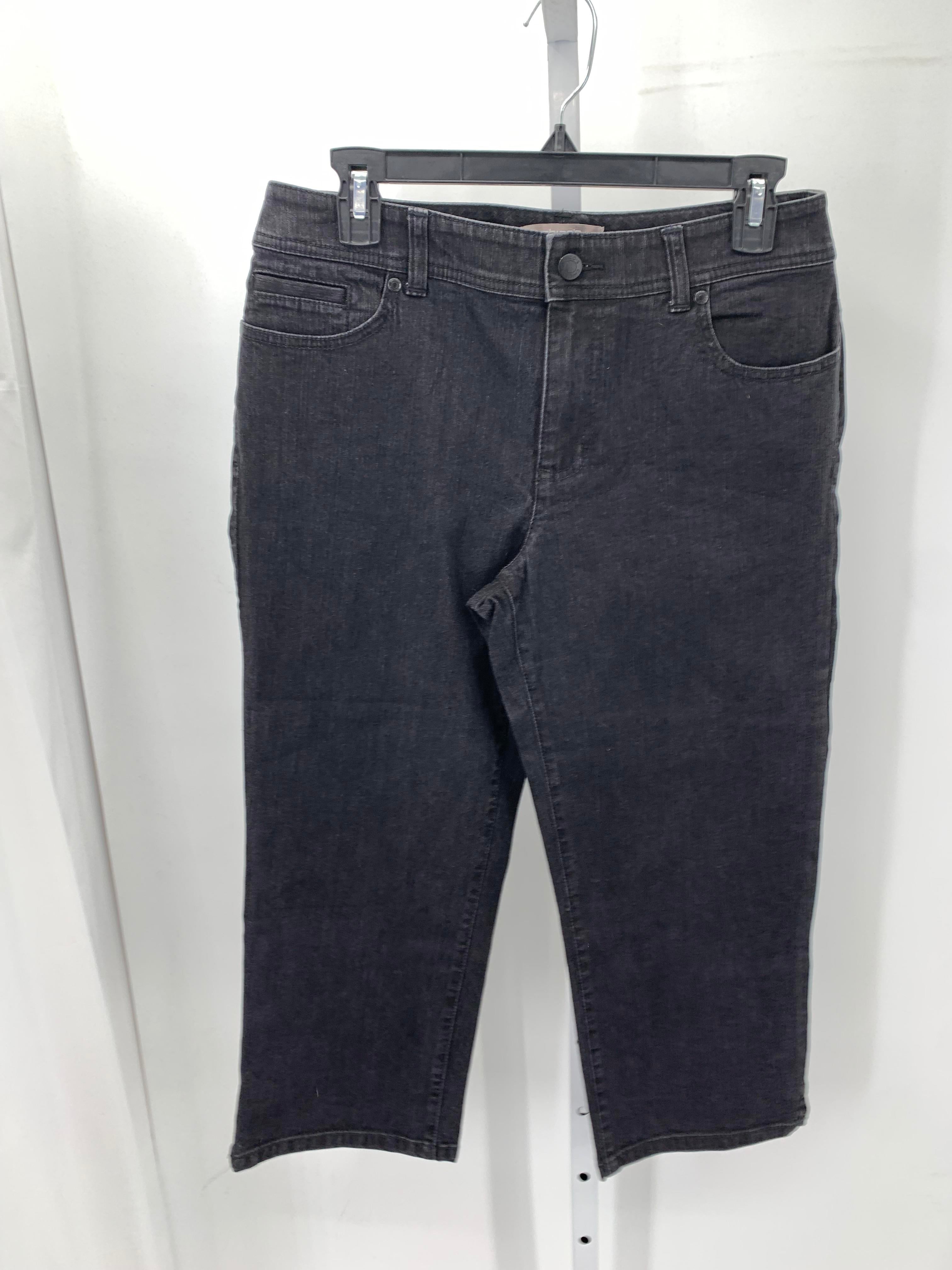 Chico's Size 8 Misses Cropped Jeans