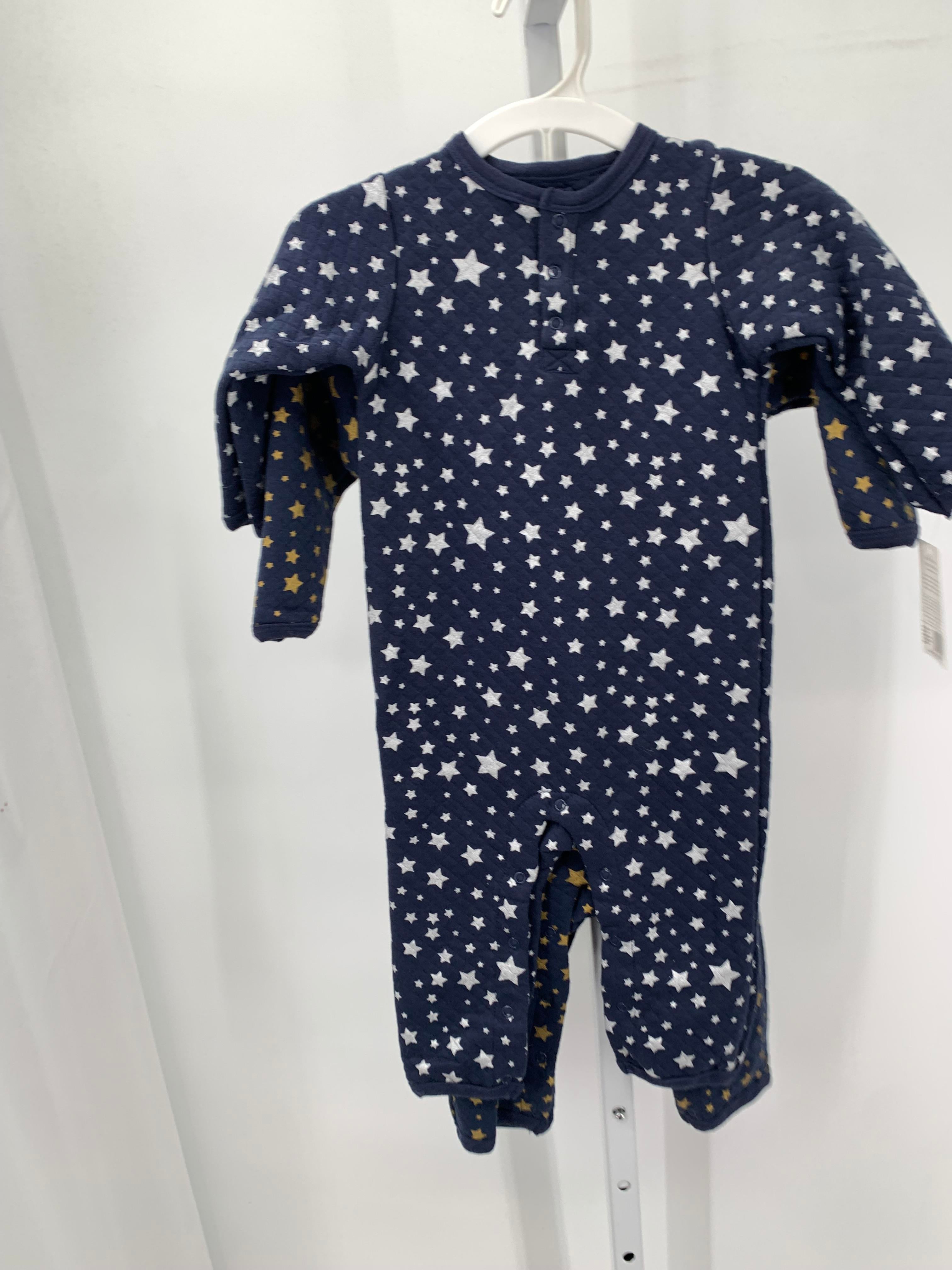 TWO LONG SLV ROMPERS STARS