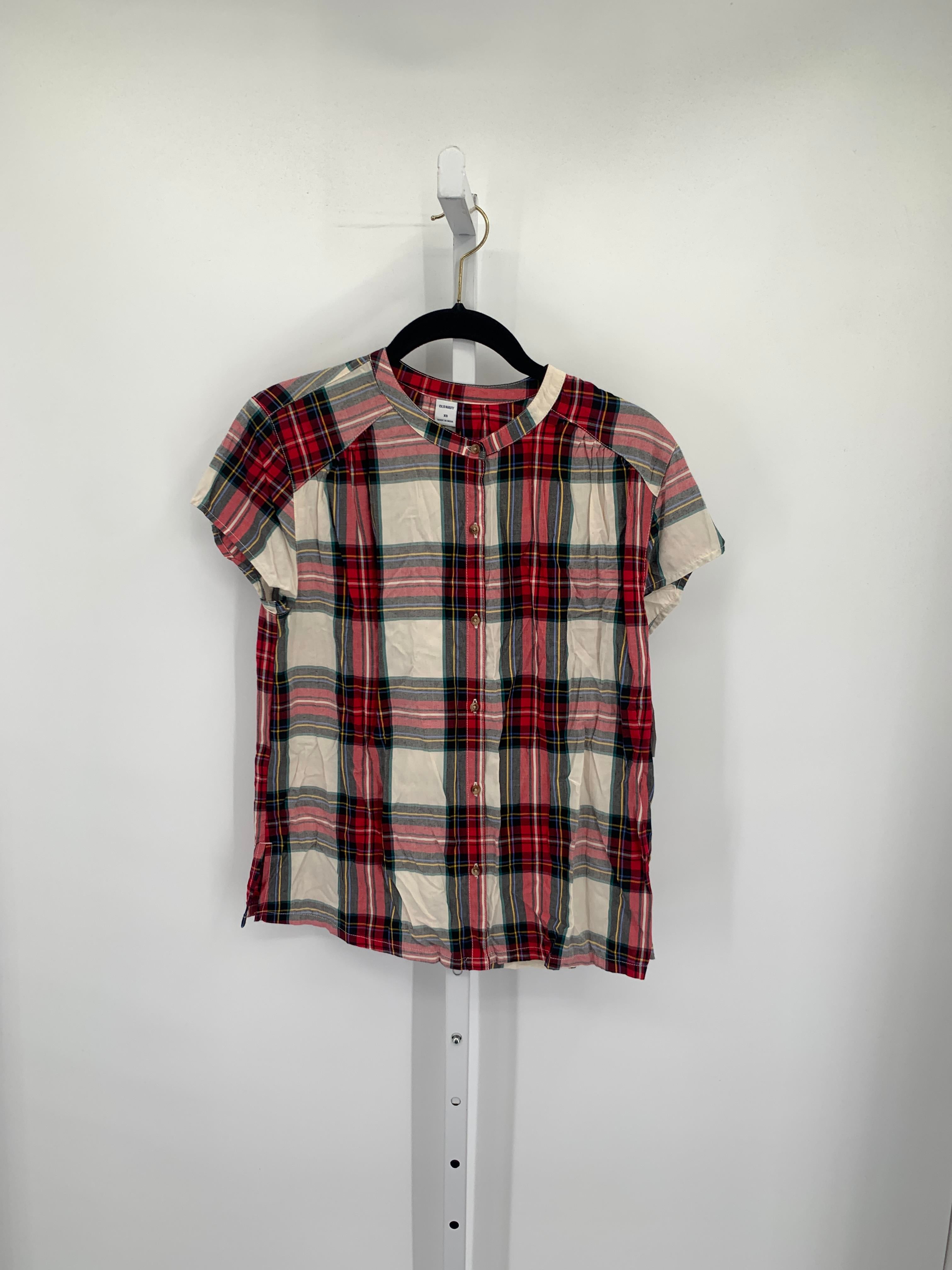 Old Navy Size X Small Misses Short Sleeve Shirt