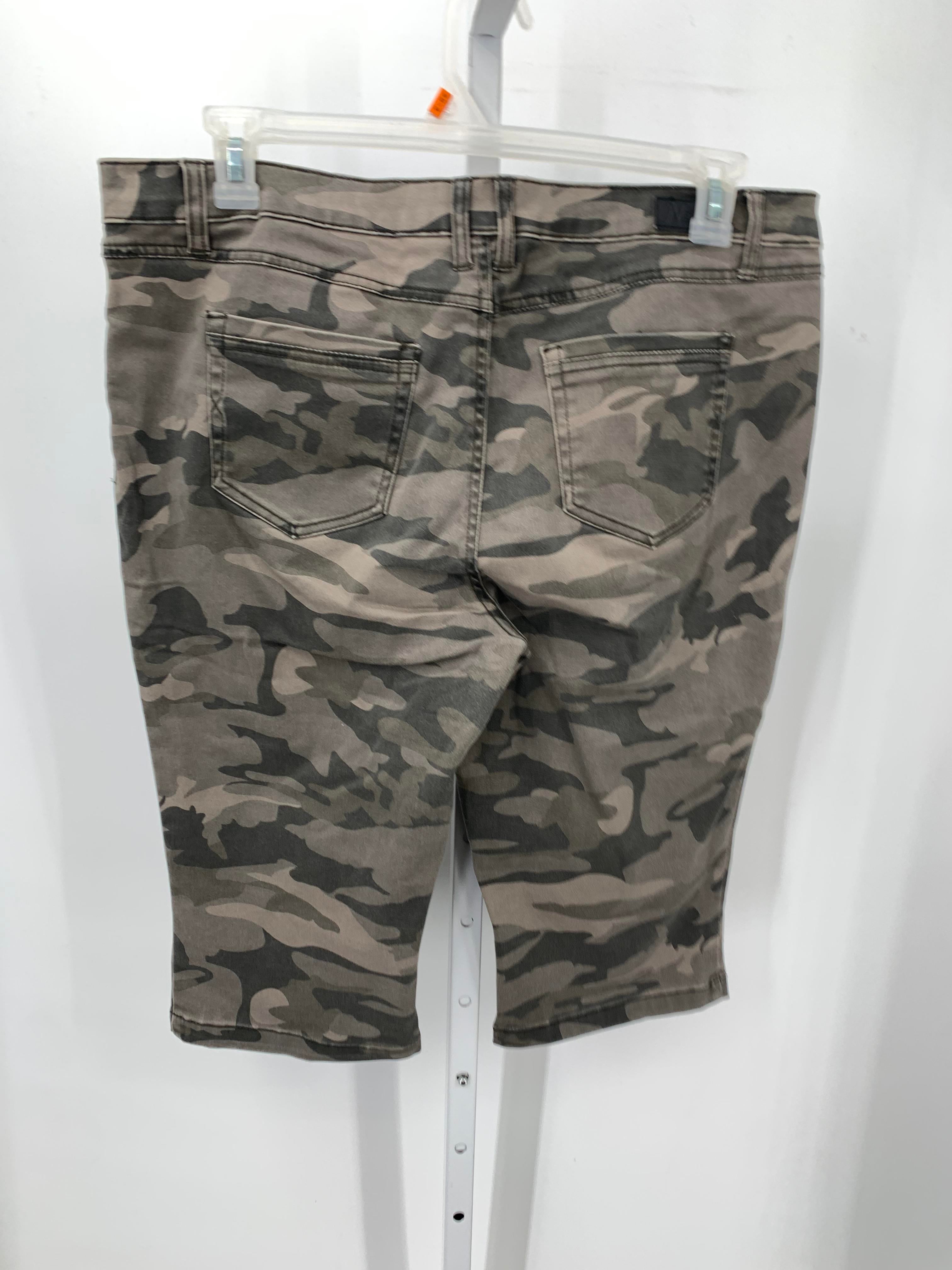 Natural Reflections Size 16 Misses Capri Pants