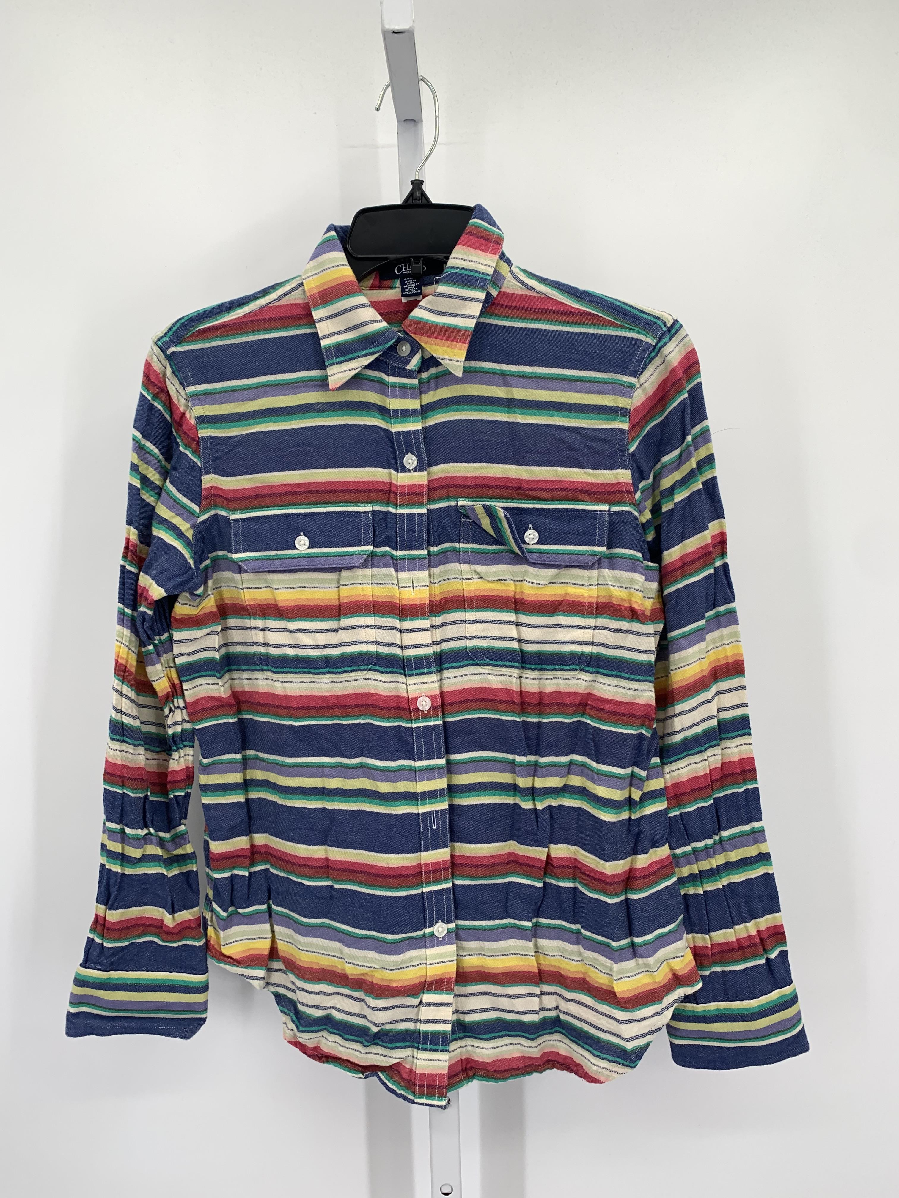 Chaps Size Small Misses Long Sleeve Shirt