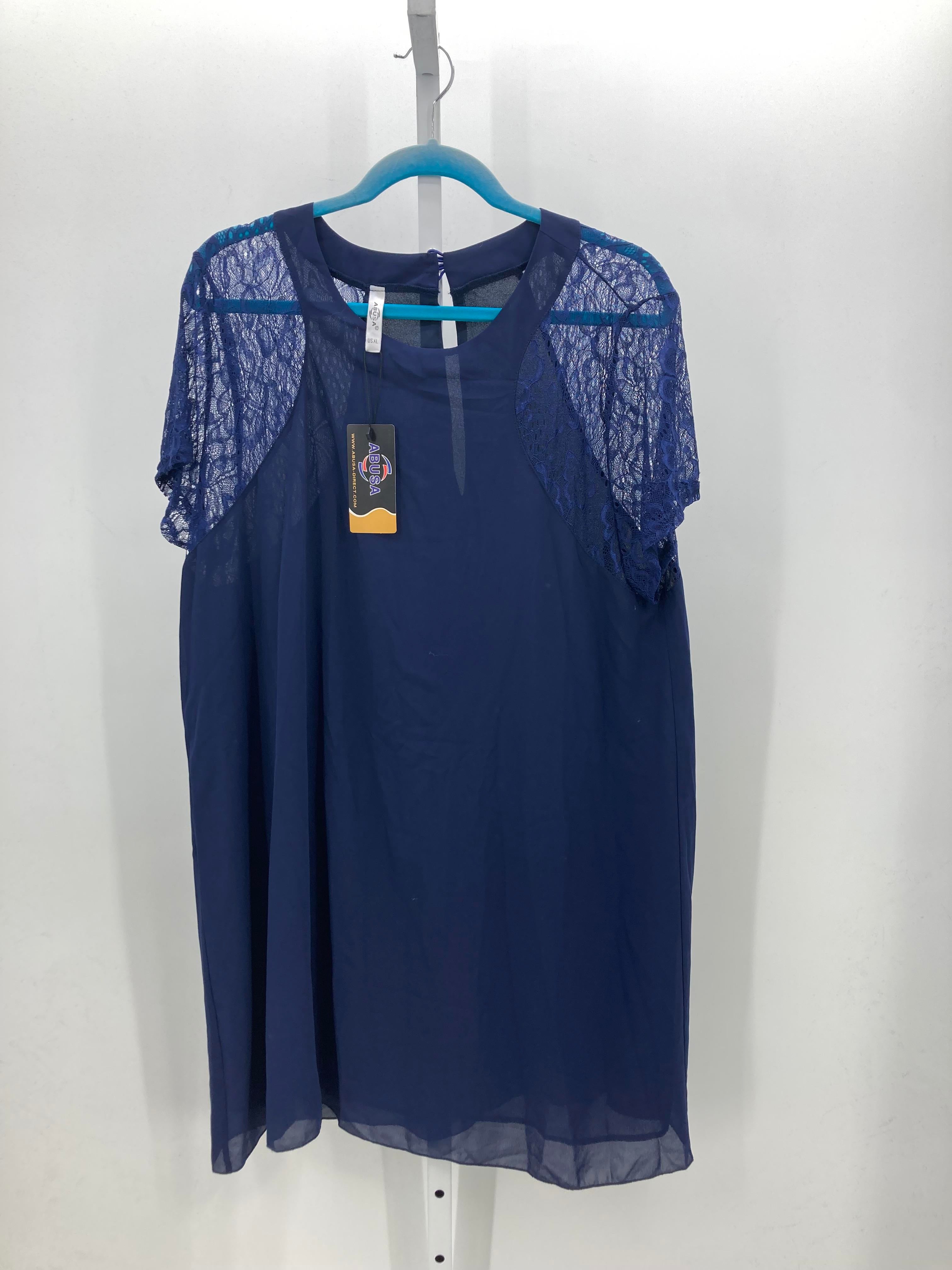 Size Extra Large Misses Short Sleeve Dress