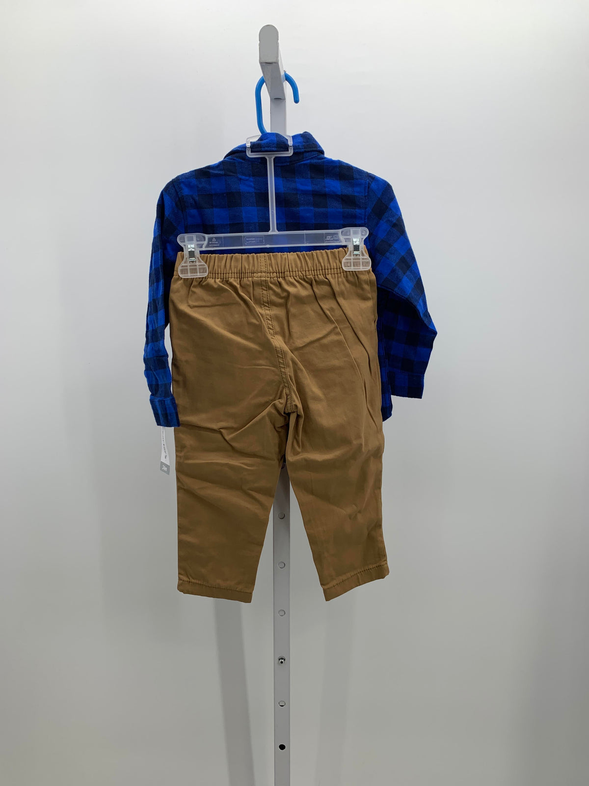NEW FLANNEL SHIRT + TAN PANTS
