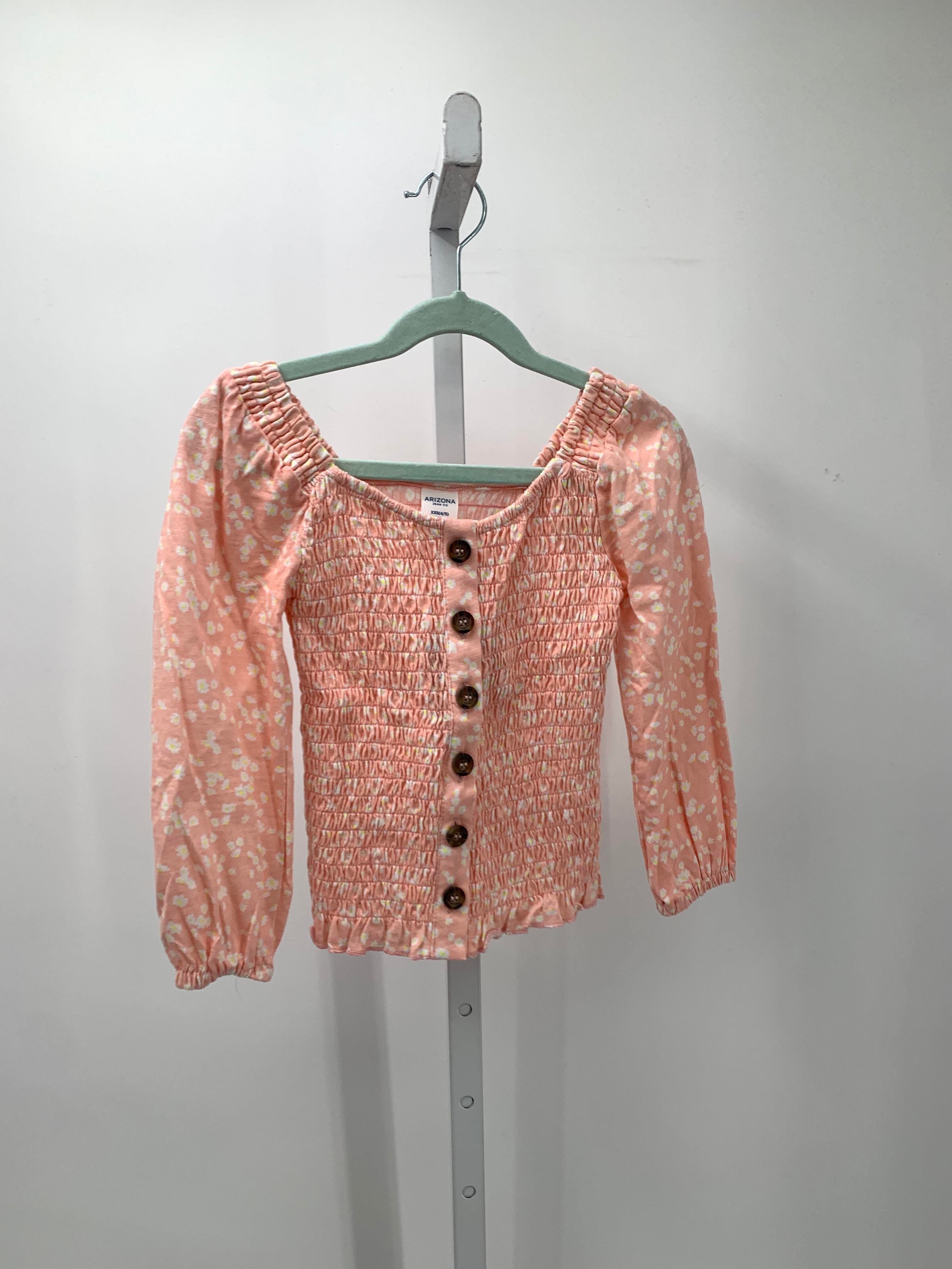 Arizona Size 4-5 Girls Long Sleeve Shirt