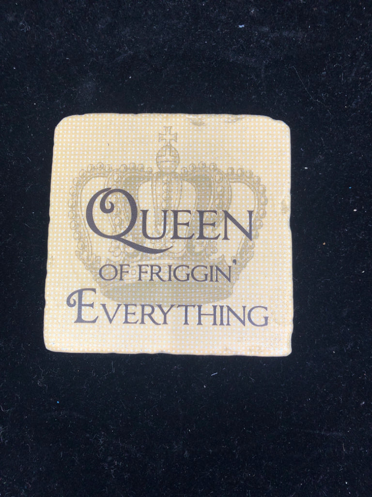 TAN STONE QUEEN OF COASTER.