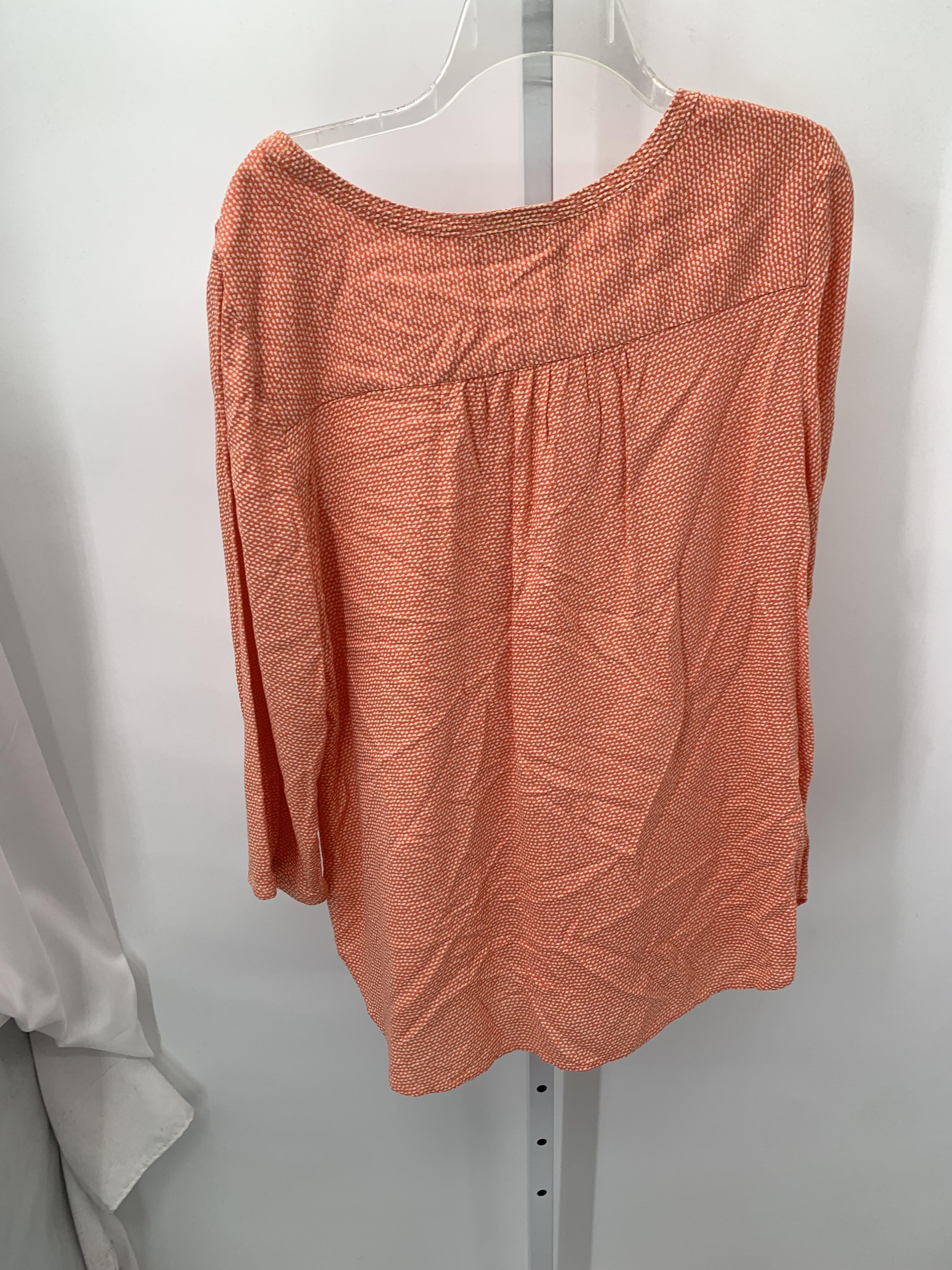 St. Johns Bay Size Large Misses 3/4 Sleeve Shirt