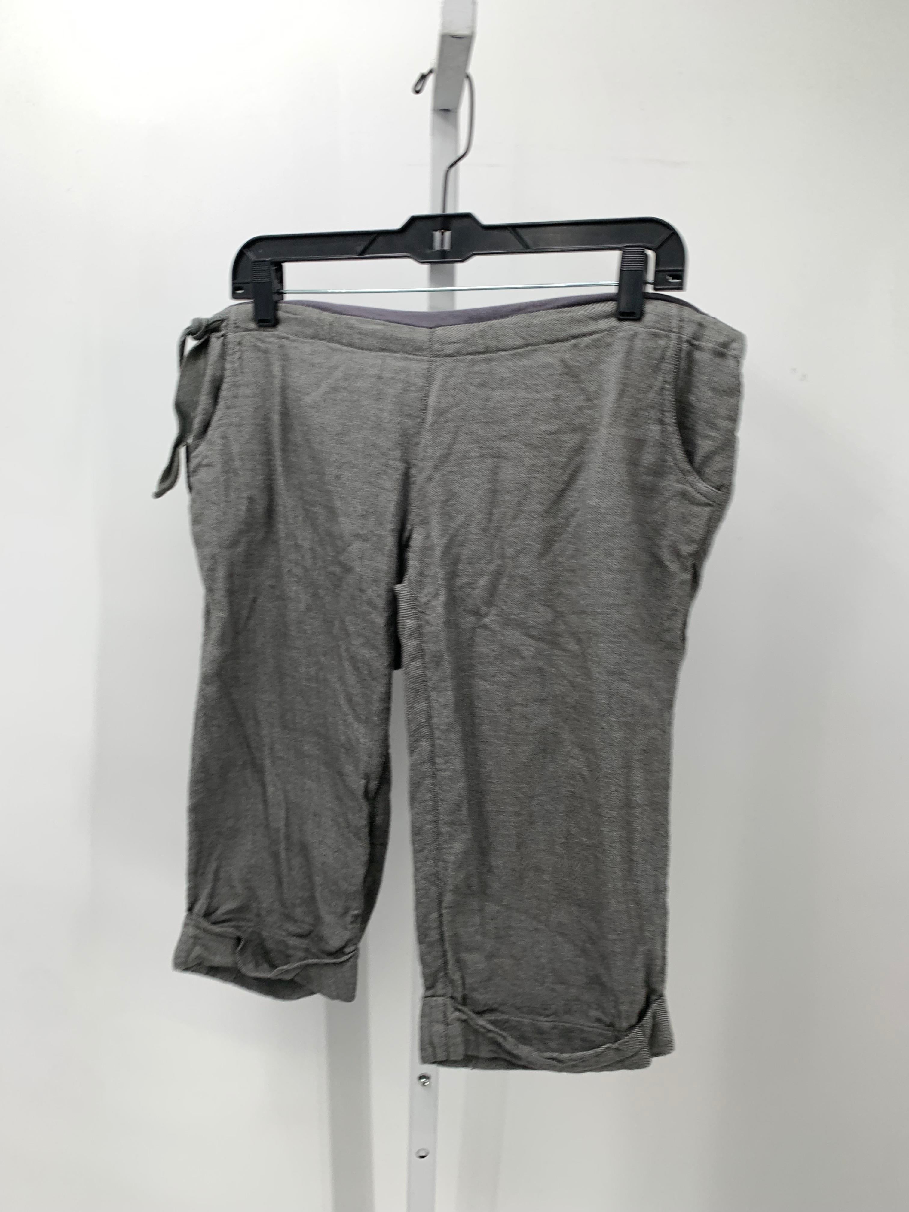 Grey Size 8 Maternity Capri