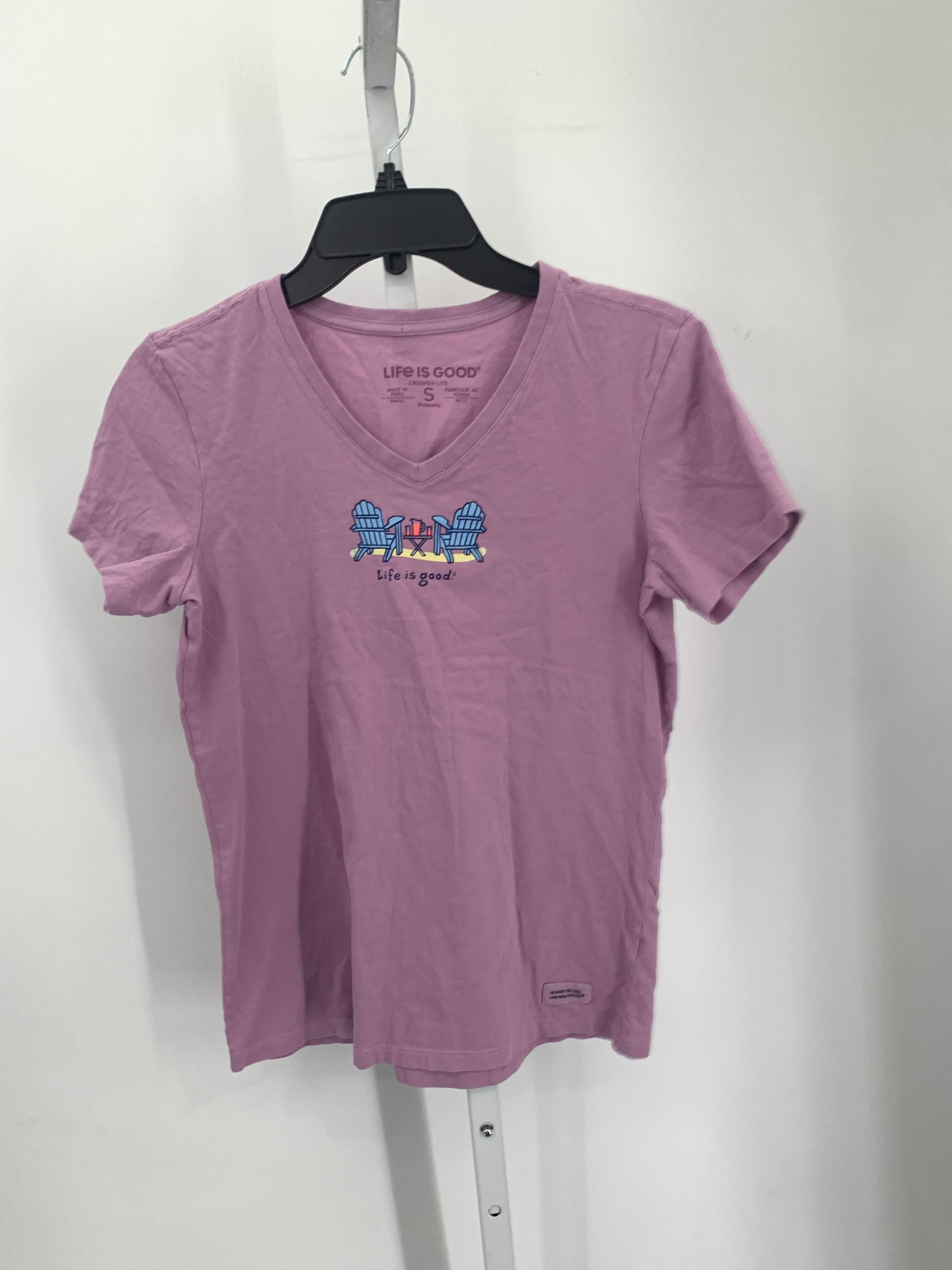 Life is Good Size Small Misses Short Sleeve Shirt