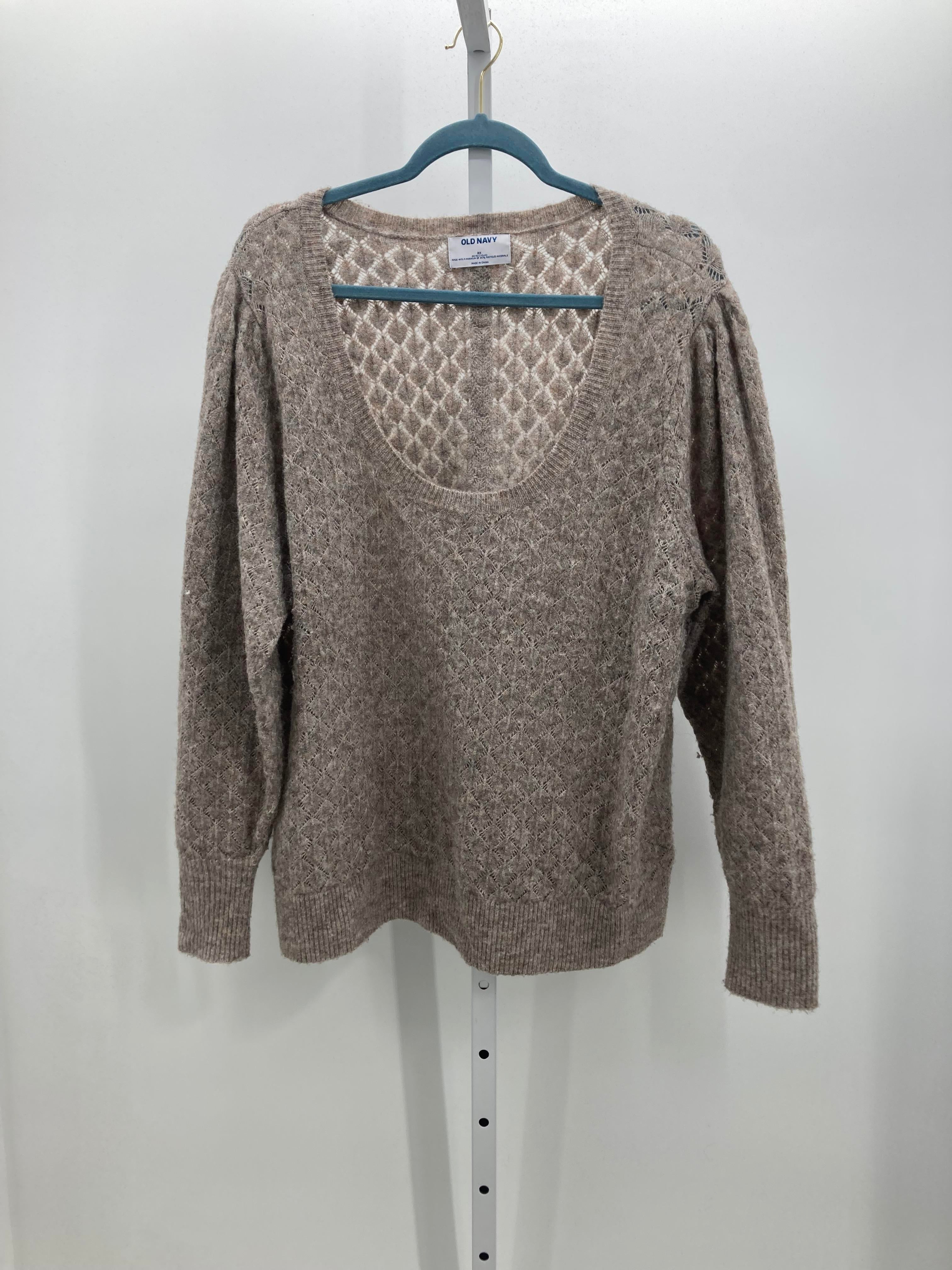 Old Navy Size 2X Womens Long Slv Sweater