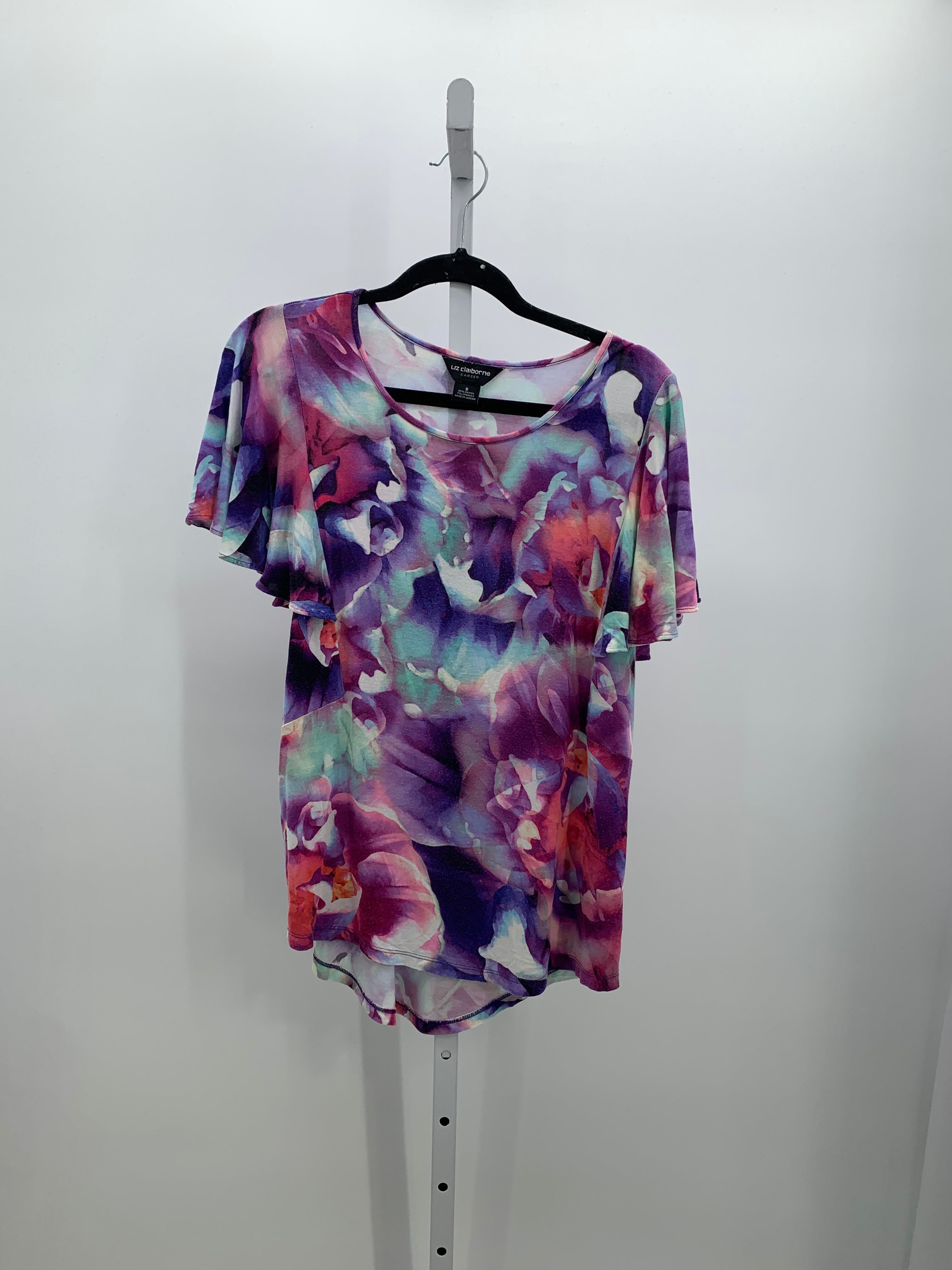 Liz Claiborne Size Small Misses Short Sleeve Shirt