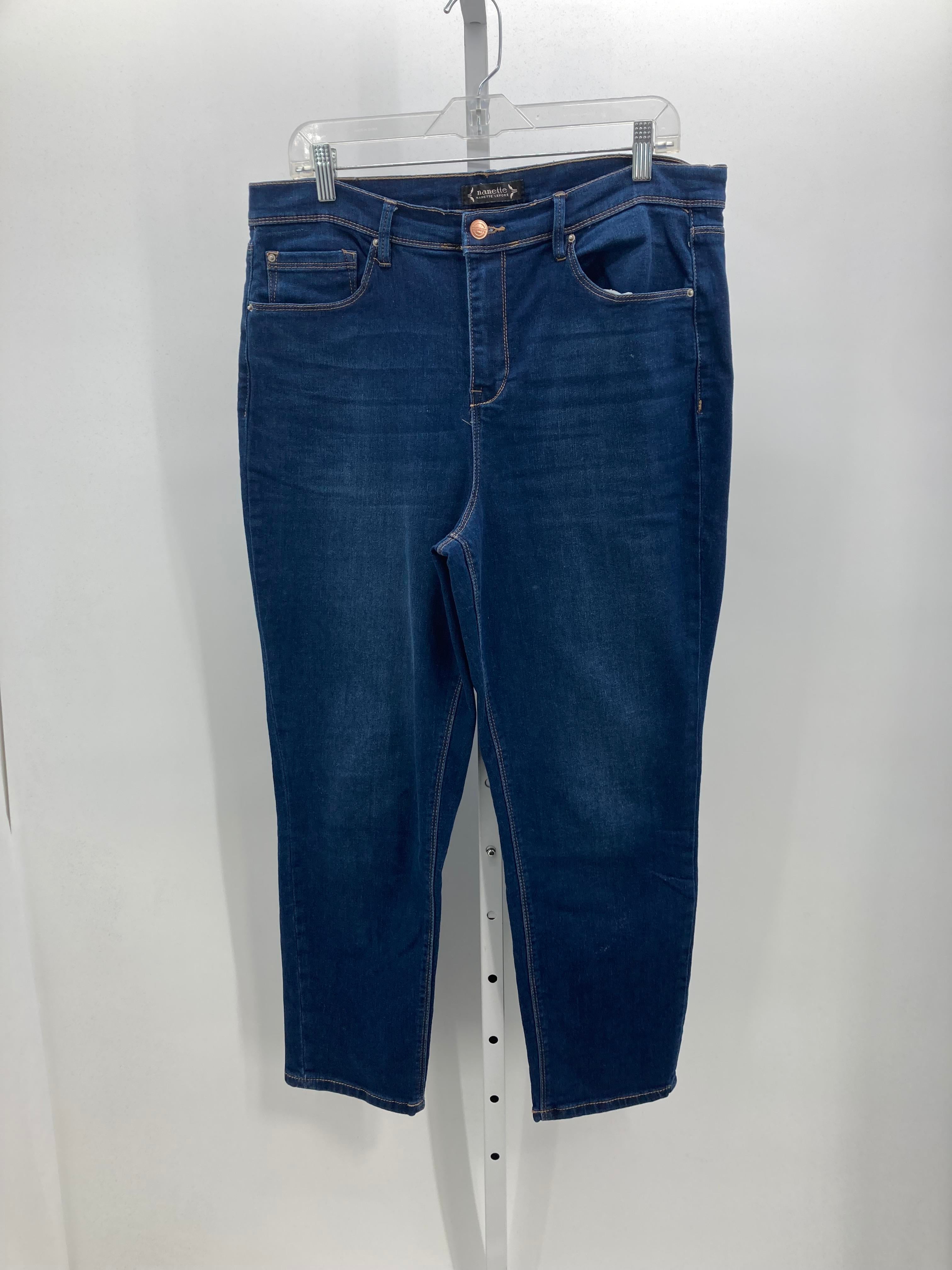 Nannette Size 14 Misses Cropped Jeans