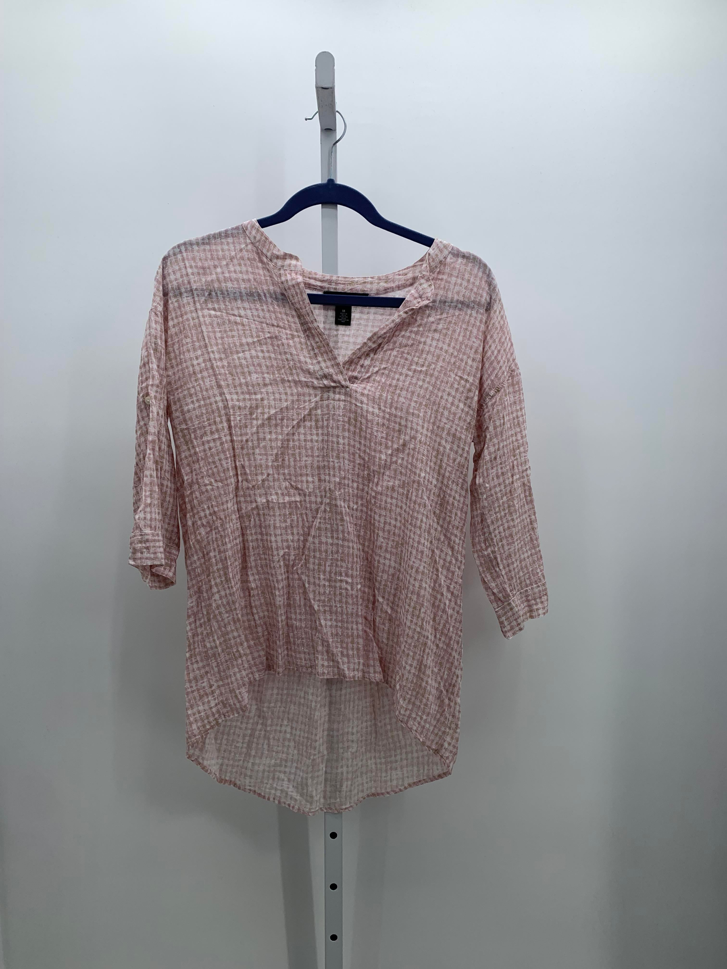 Nine West Size Medium Misses 3/4 Sleeve Shirt