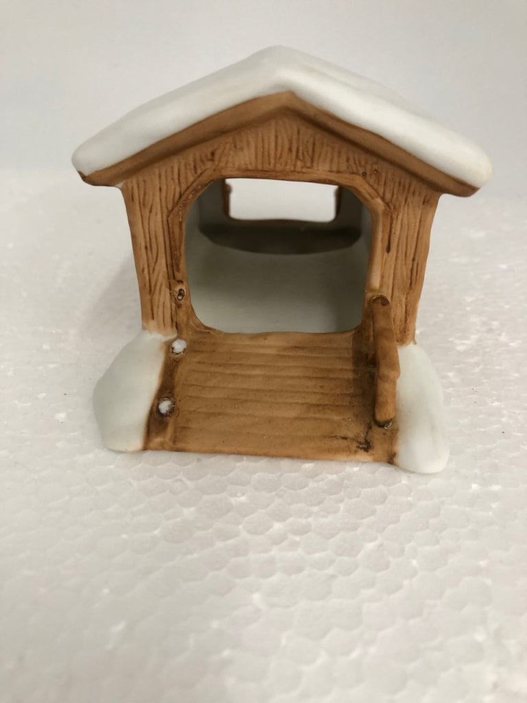 CERAMIC VILLAGE ACCESSORIES COVERED BRIDGE DEPARTMENT 56.
