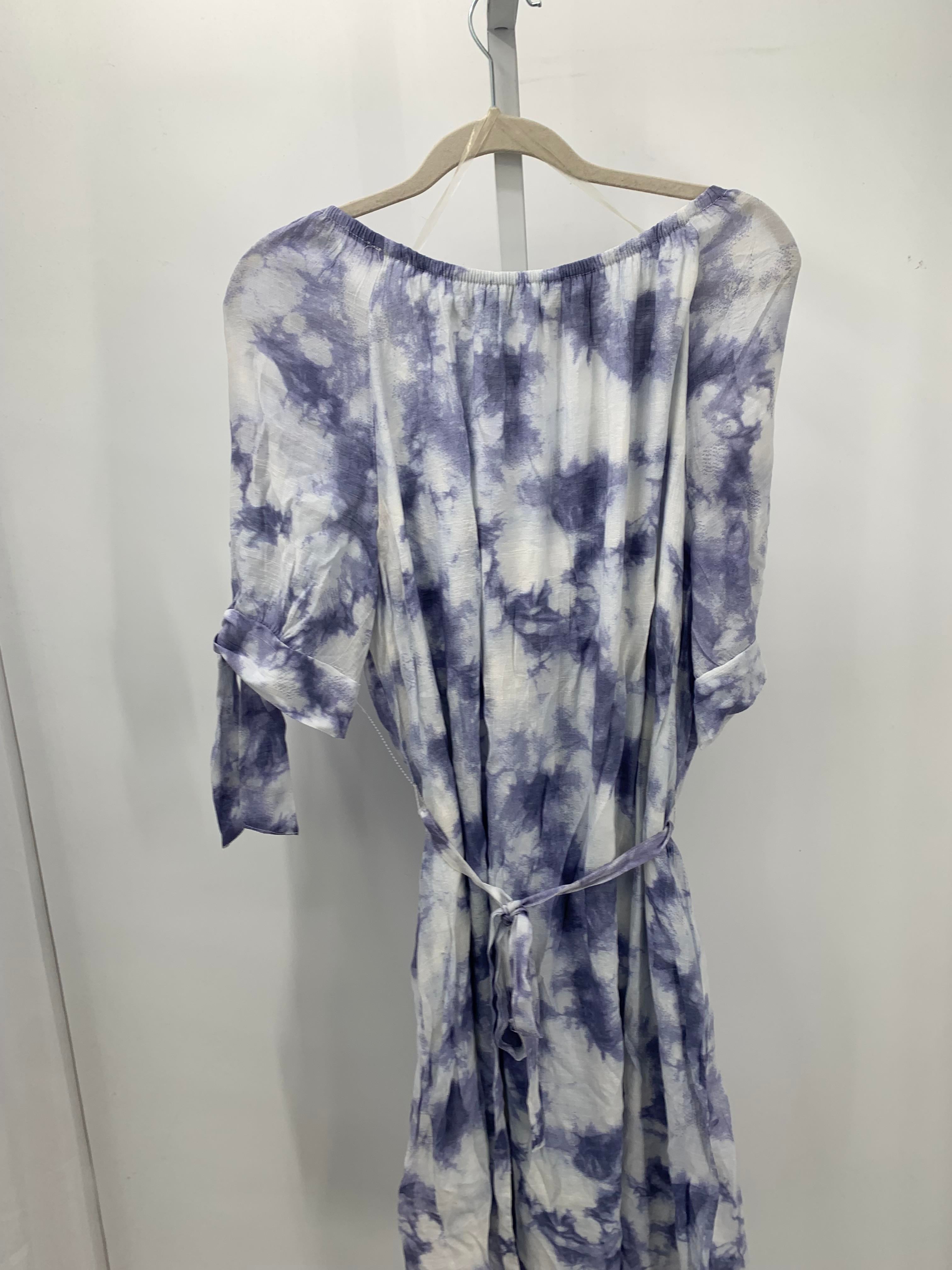 Size 1X Womens Short Sleeve Dress