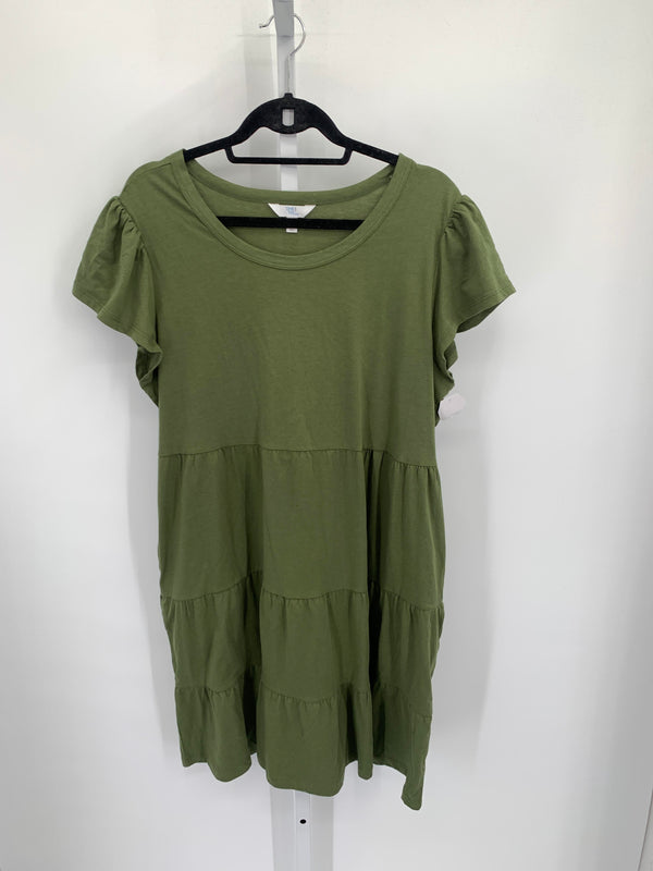 Time and Tru Size Large Misses Short Sleeve Dress