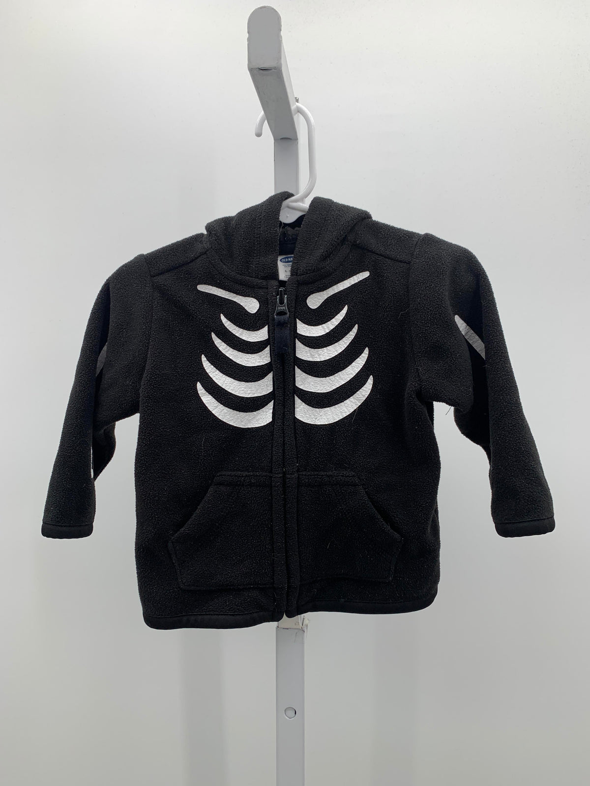 HOODED FLEECE JACKET RIB CAGE