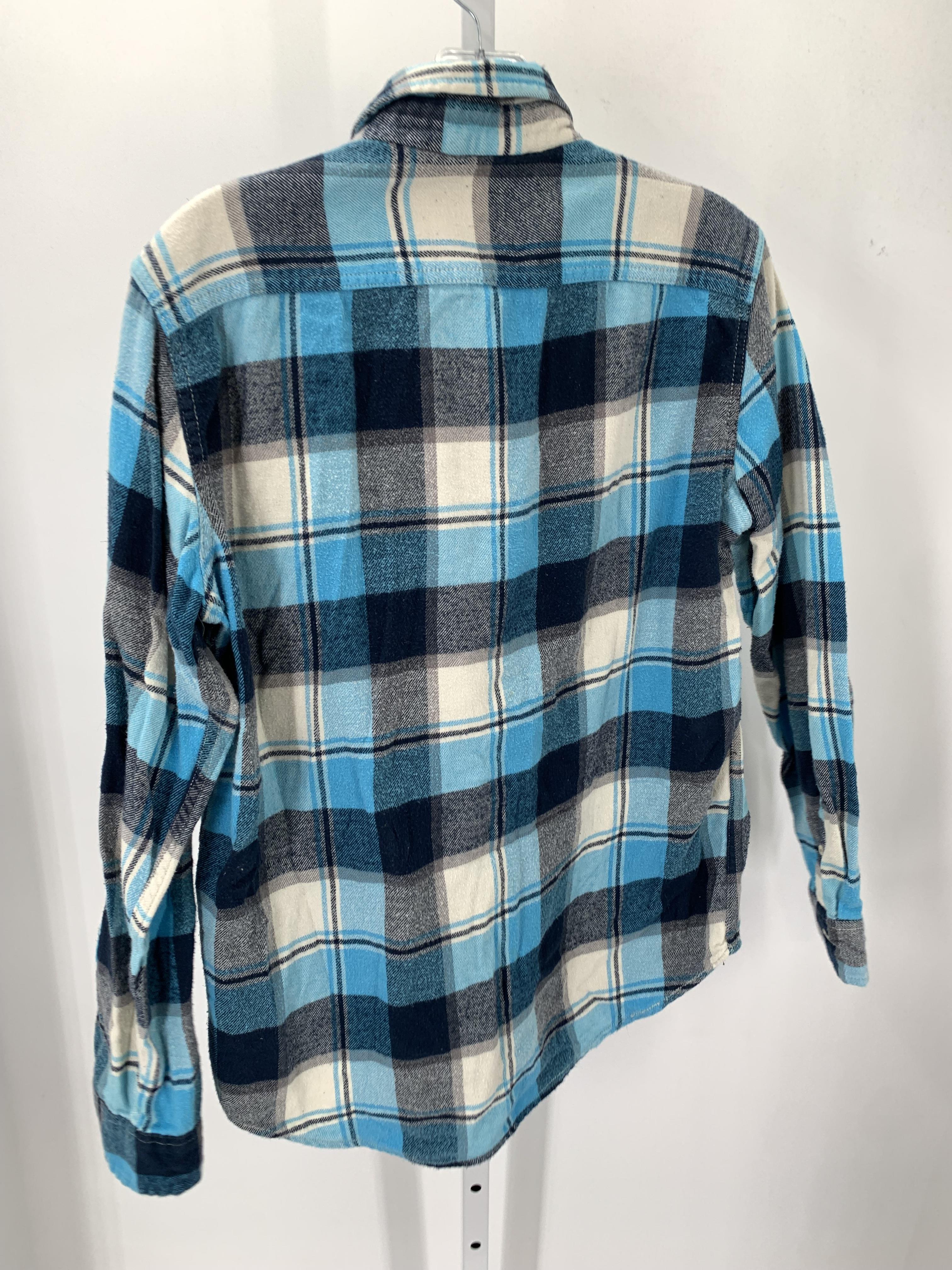 PLAID BTN DOWN