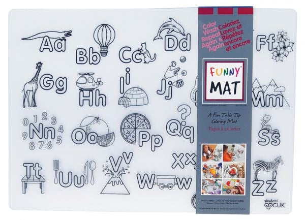 Funny Mat Placemat - Alphabet