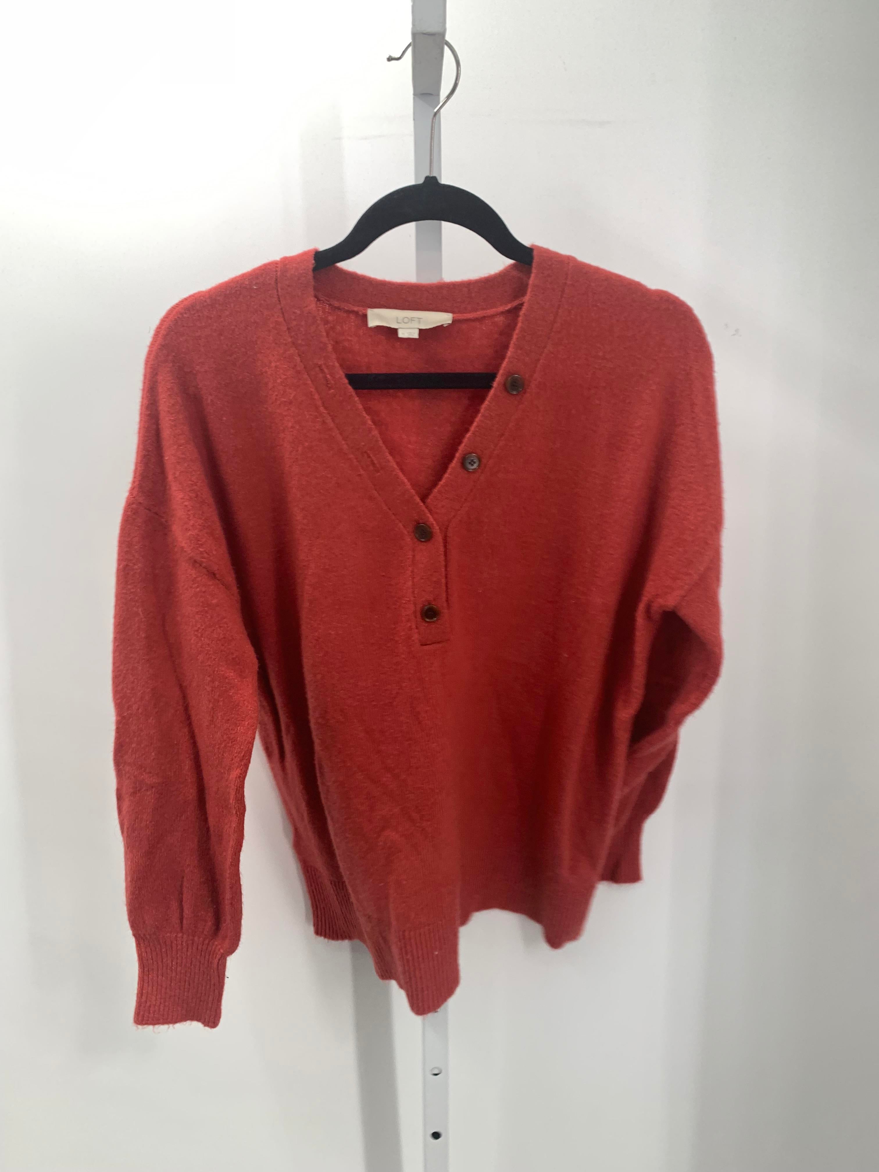 Loft Size Medium Misses Long Slv Sweater