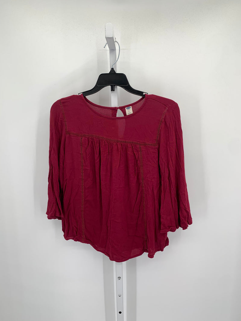 Old Navy Size Small Misses 3/4 Sleeve Shirt