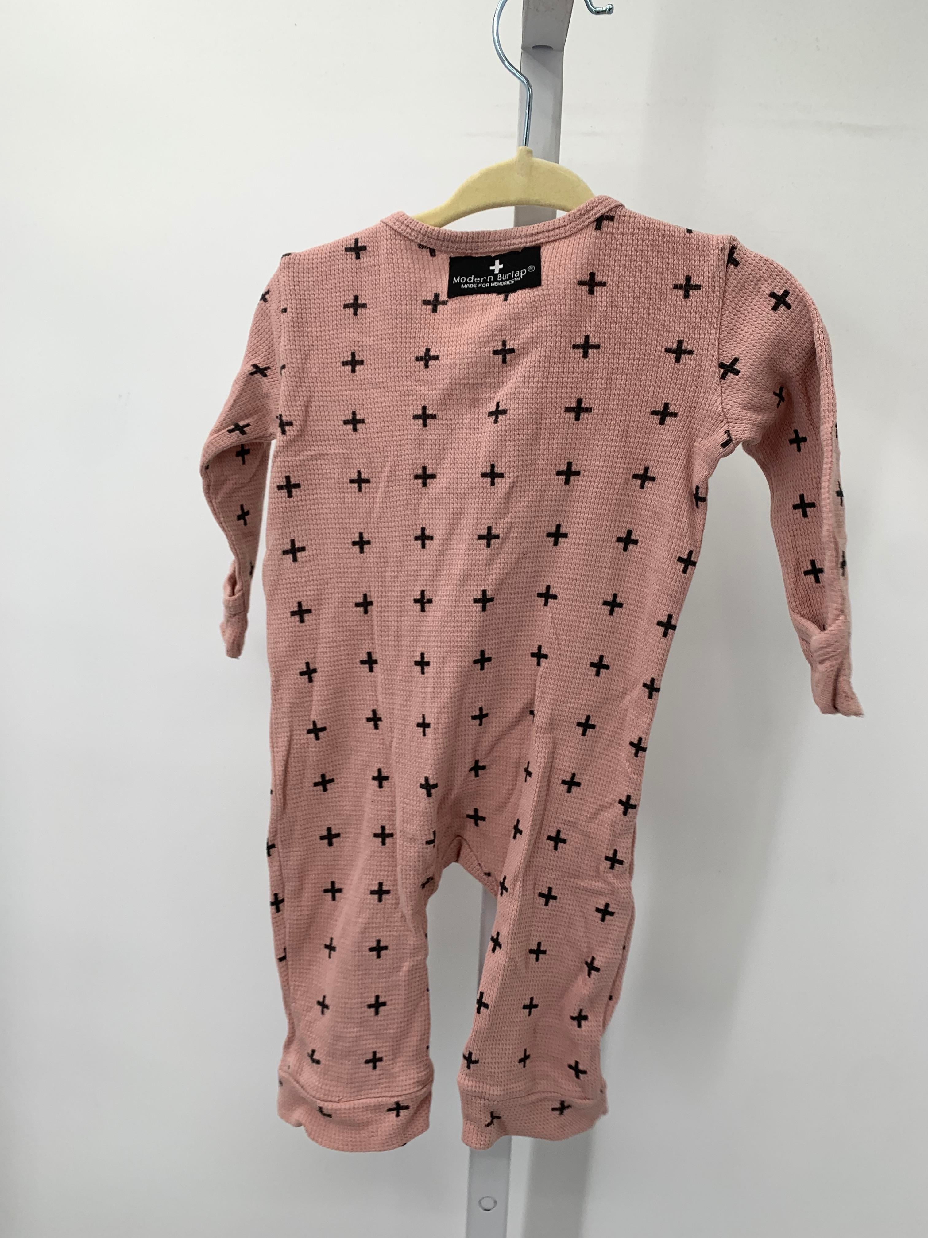 Size Preemie Girls Long Slv. Romper