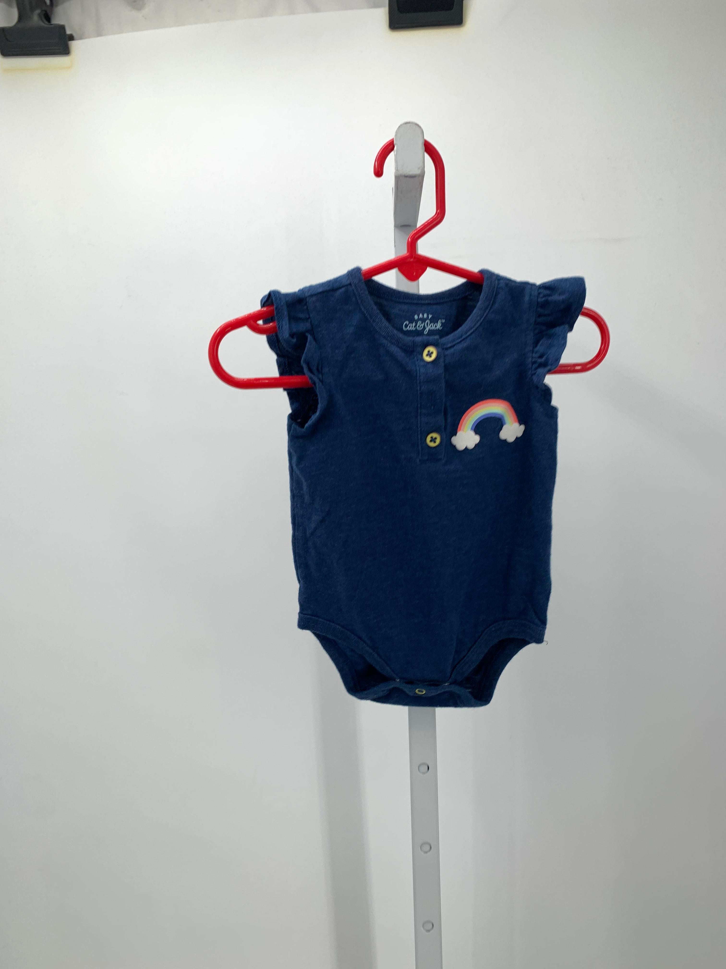 Cat & Jack Size 3-6 Months Girls Short Sleeve Shirt