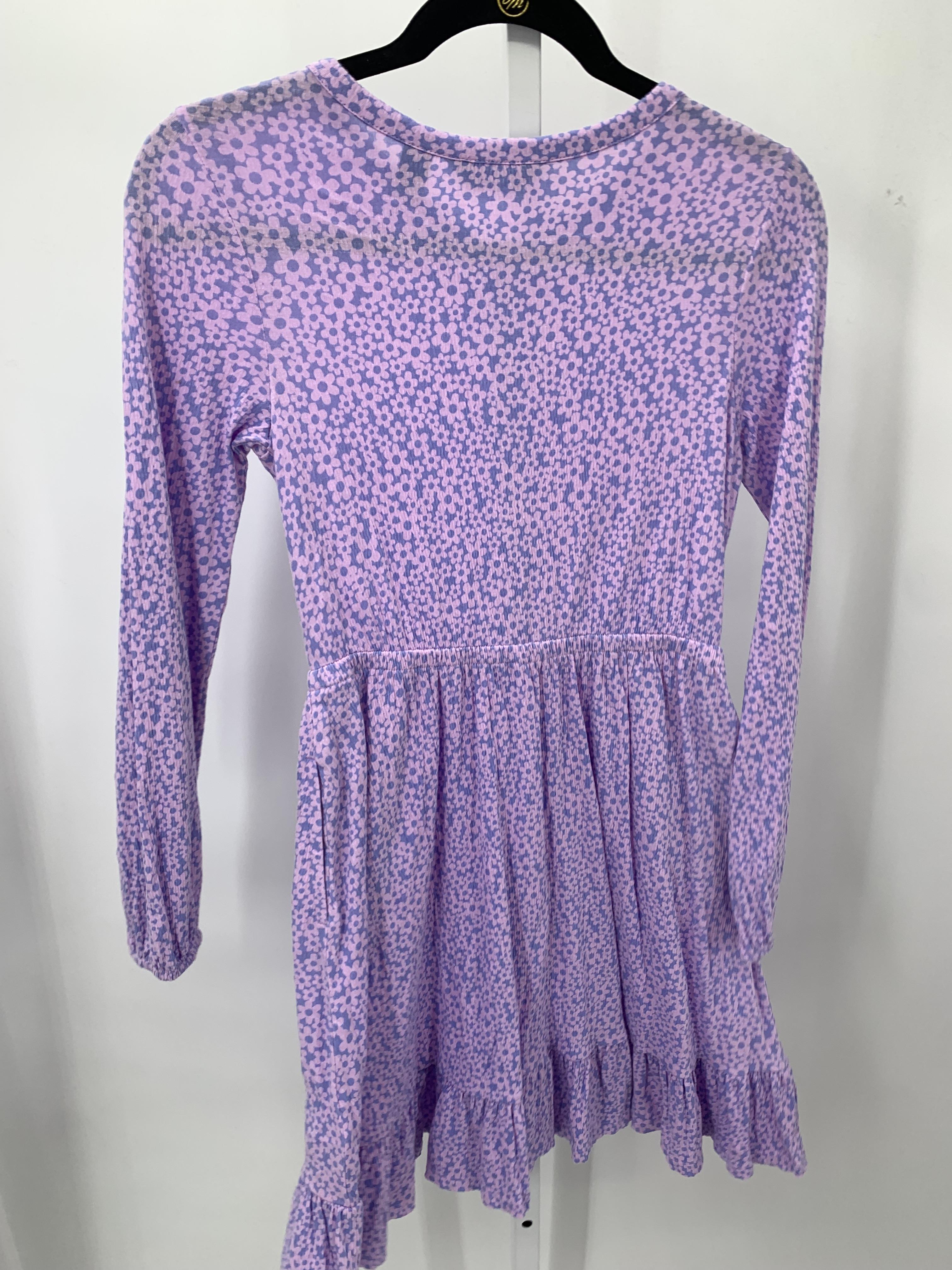 Lands End Size 10-12 Girls Long Sleeve Dress