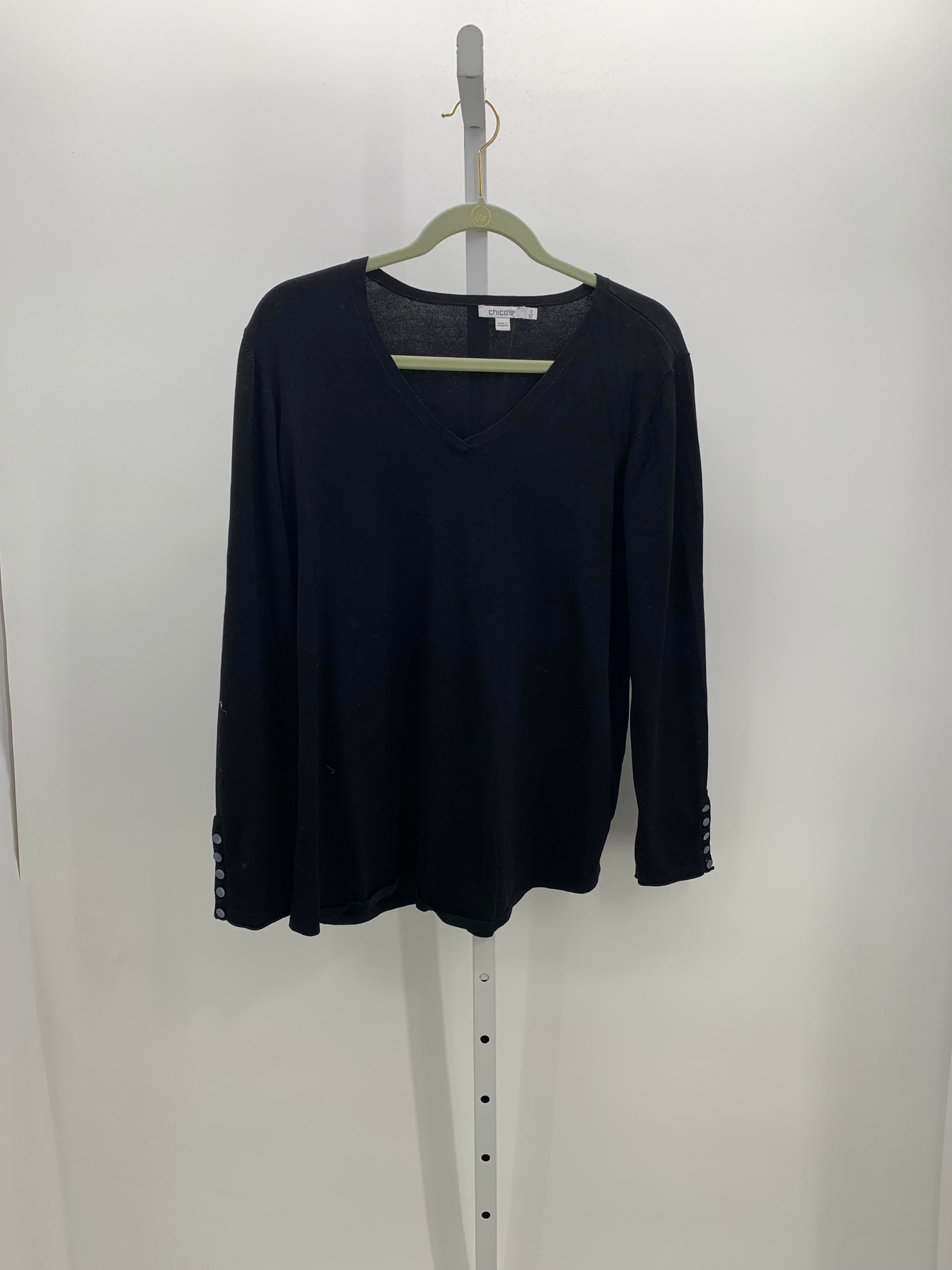 Chico's Size Extra Large Misses Long Slv Sweater