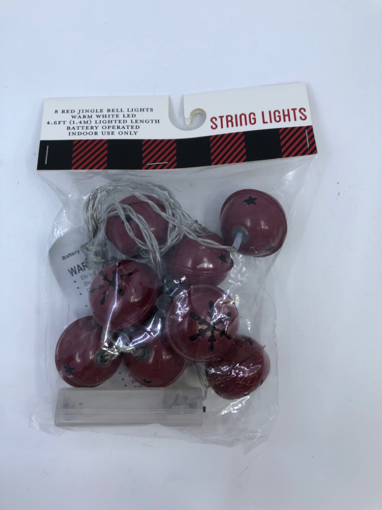 NIP RED LIGHTED JINGLE BELLS.