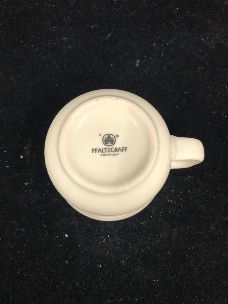 8PC PFALTZGRAFF BARN CUPS AND SAUCER SET.