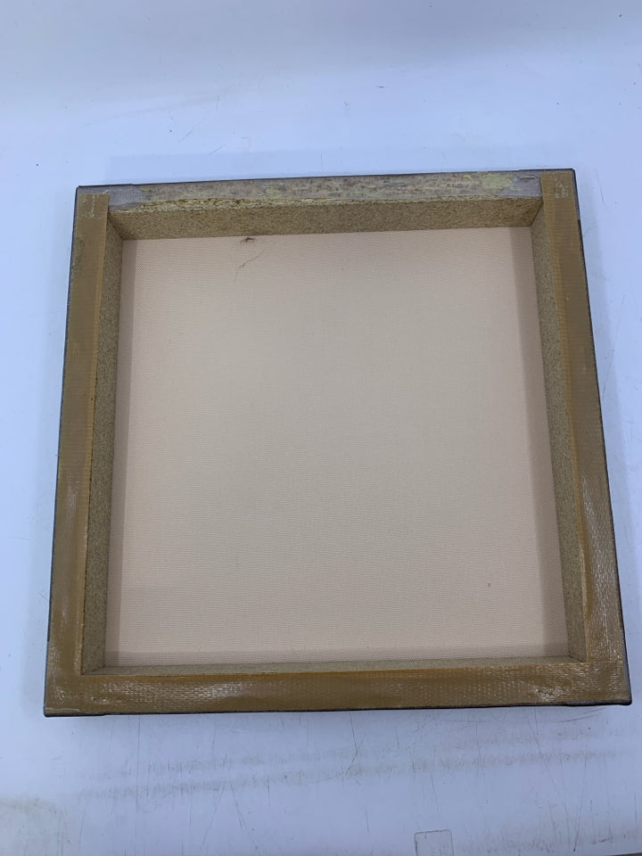 WHITE FLOWERS IN HAT BOX- CANVAS WALL ART.