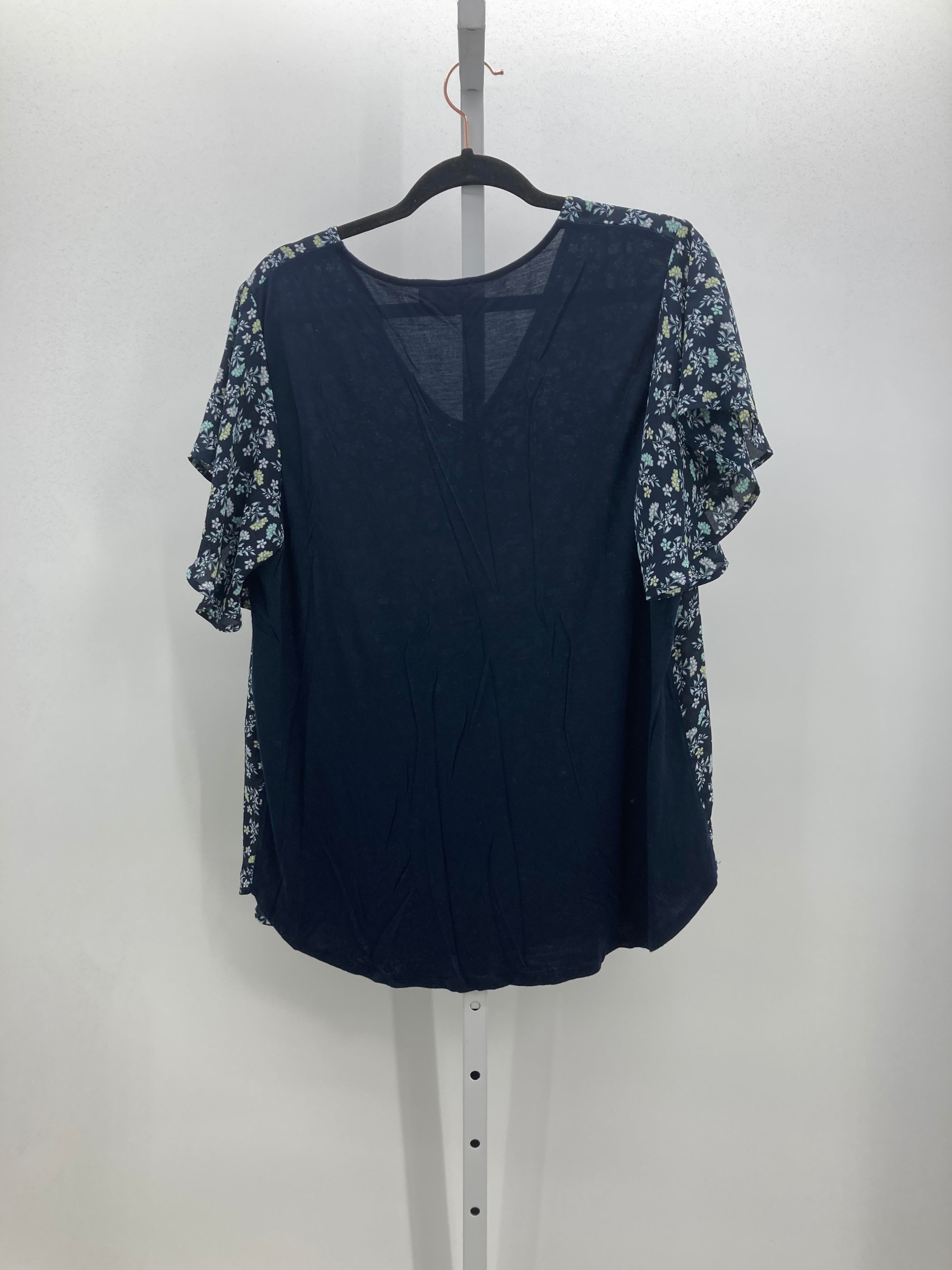 Loft Size Extra Large Misses Short Sleeve Shirt