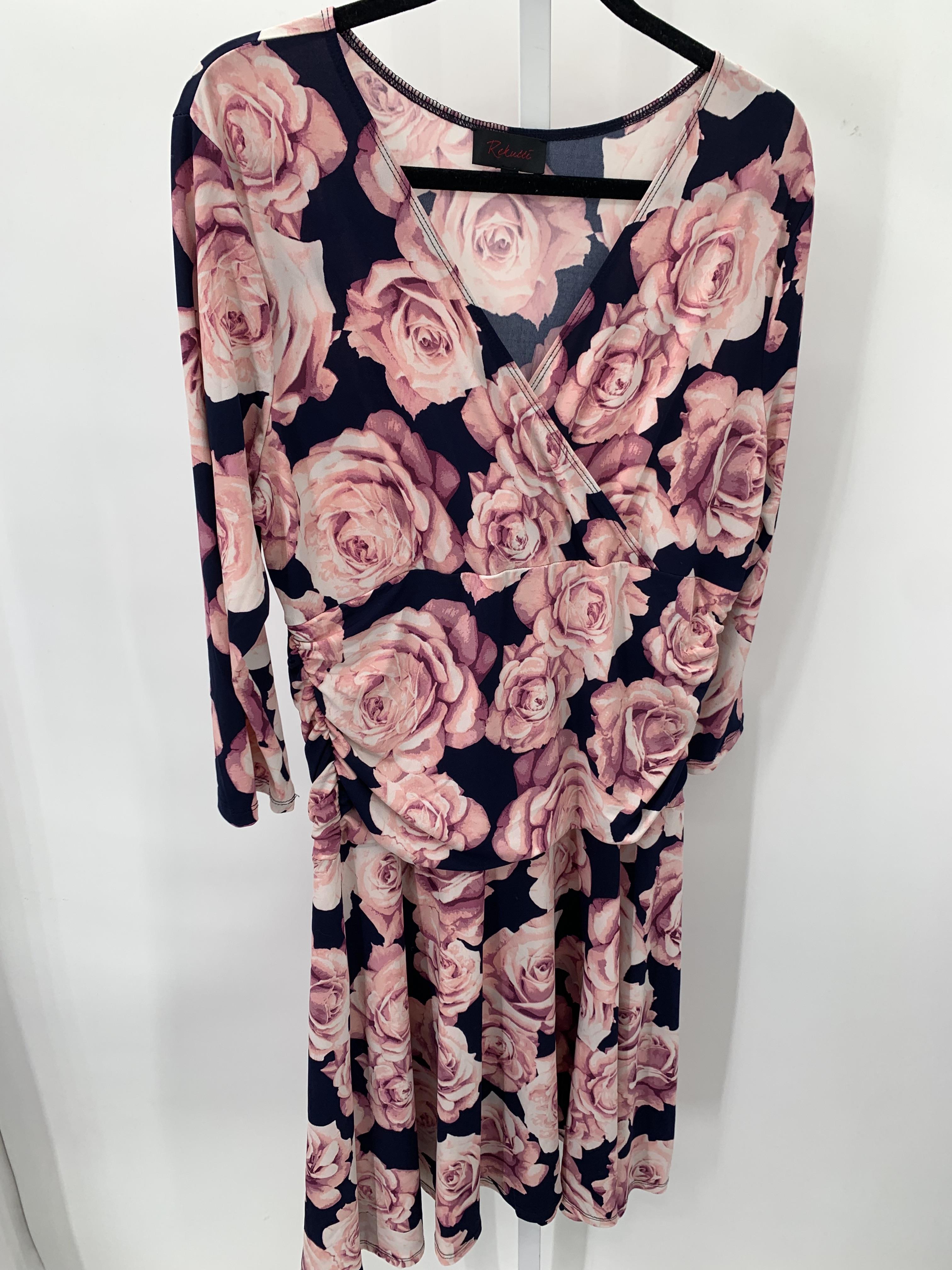 Size 16 Misses 3/4 Sleeve Dress