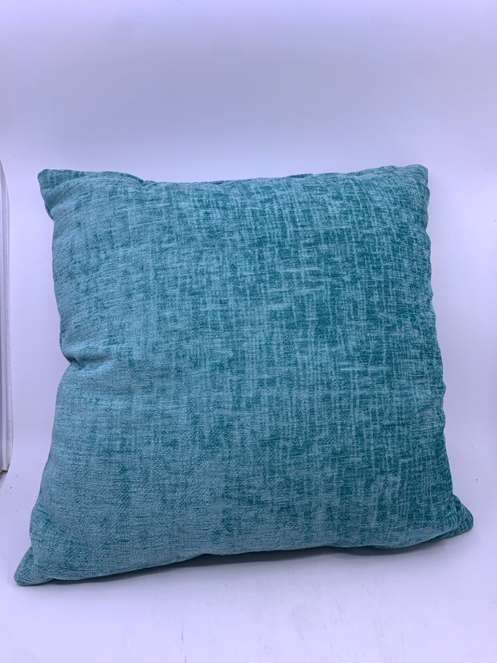 TEAL PILLOW.
