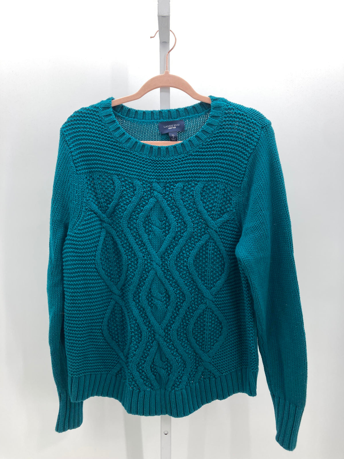 Lands End Size Extra Large Misses Long Slv Sweater