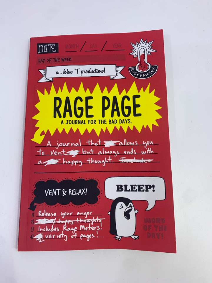 RAGE PAGE JOURNAL A JOHN T PRODUCTION.
