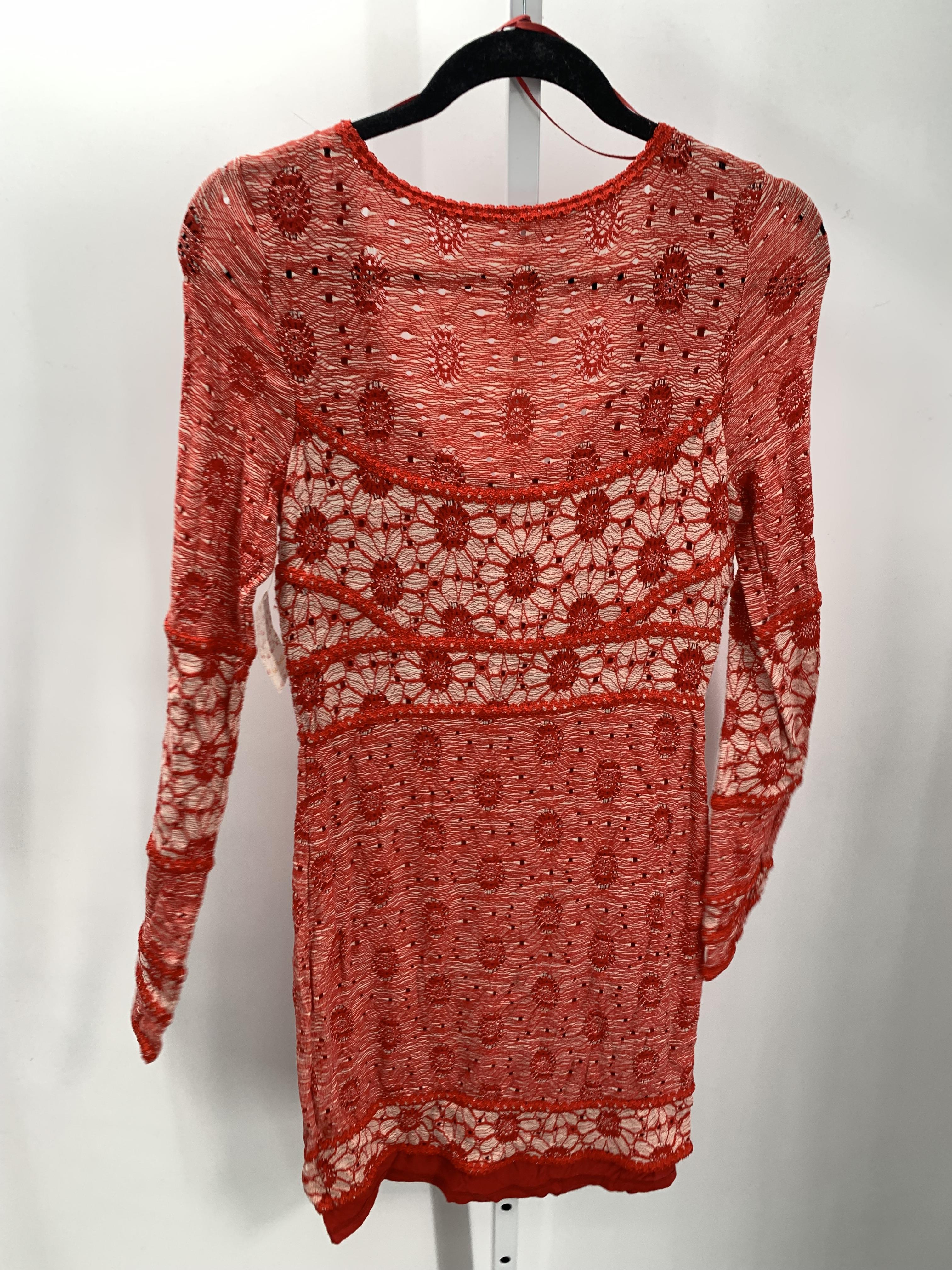 Free People Size Medium Misses Long Sleeve Dress