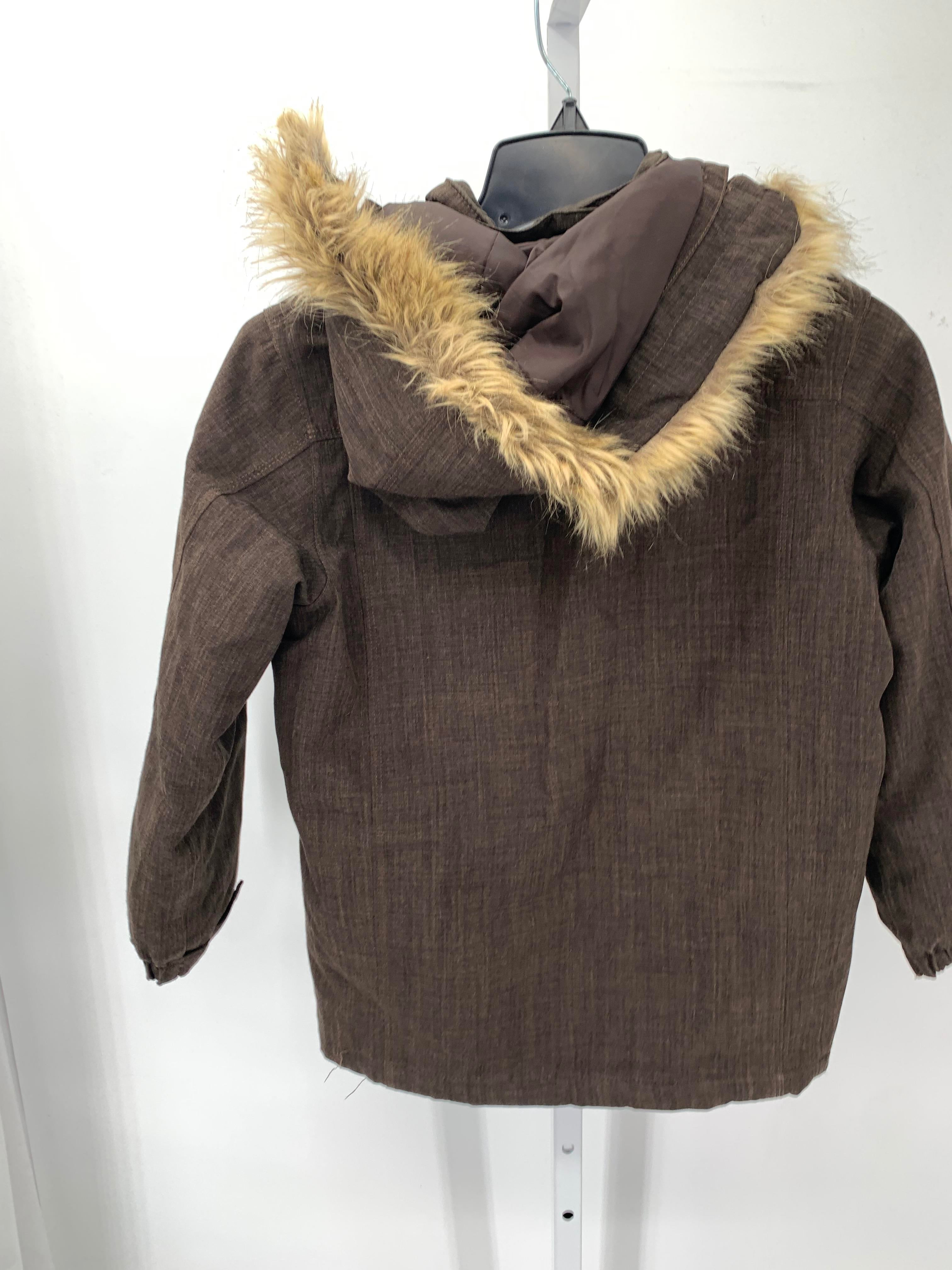 FAUX FUR HOODED ZIP JACKET