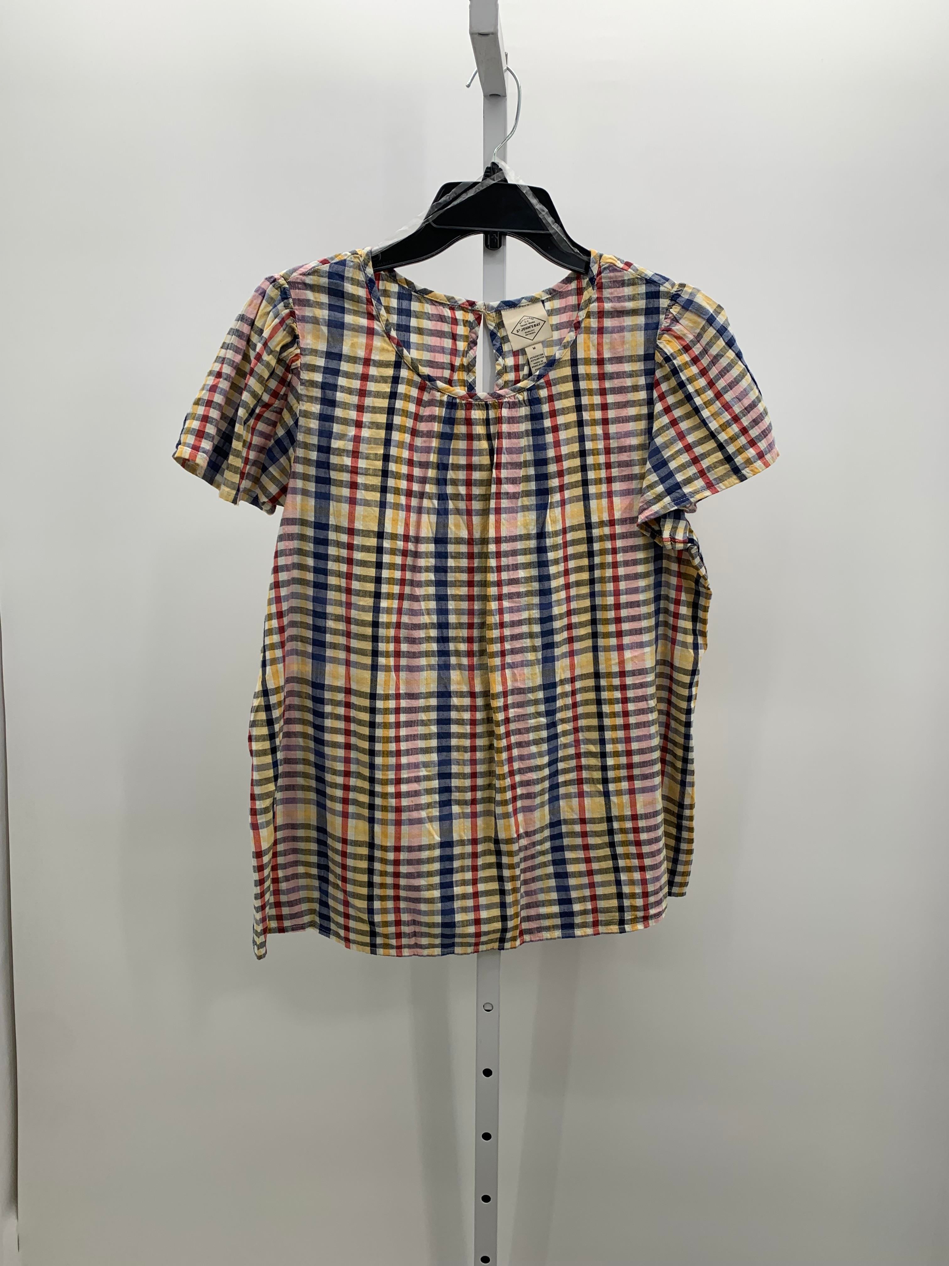 St. Johns Bay Size Medium Misses Short Sleeve Shirt