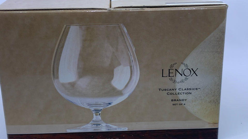 NIB 4 LENOX CLEAR BRADY GLASSES.