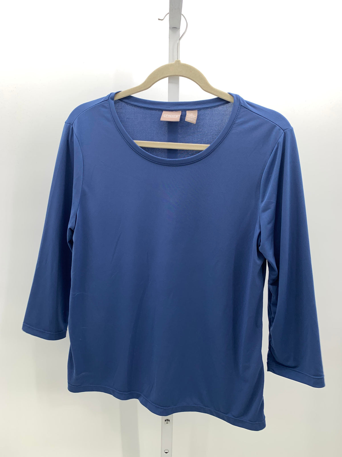 Chico's Size Small Misses 3/4 Sleeve Shirt