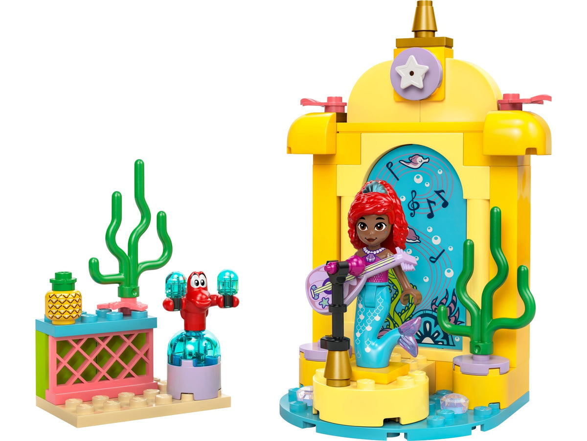 Lego Disney Princess Ariel's Music Stage, Ariel Toy with 2 Iconic Characters, Bu