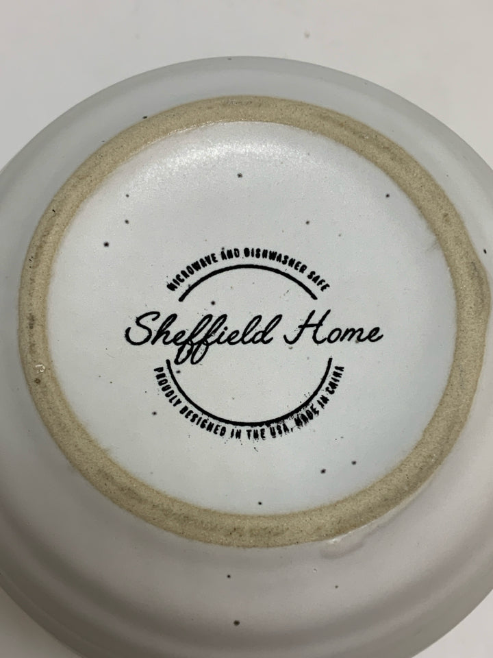 SHEFFIELD HOME B&W SPECKLED COFFEE MUG.